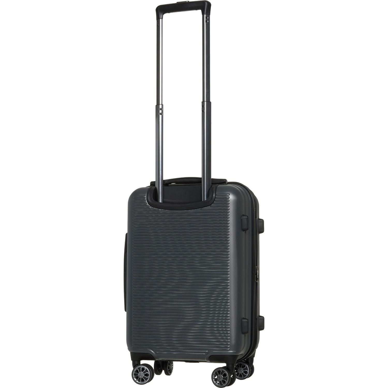 Brookstone 21” Nelson Carry-On Spinner Suitcase - Hardside, Expandable, Charcoal Product Image