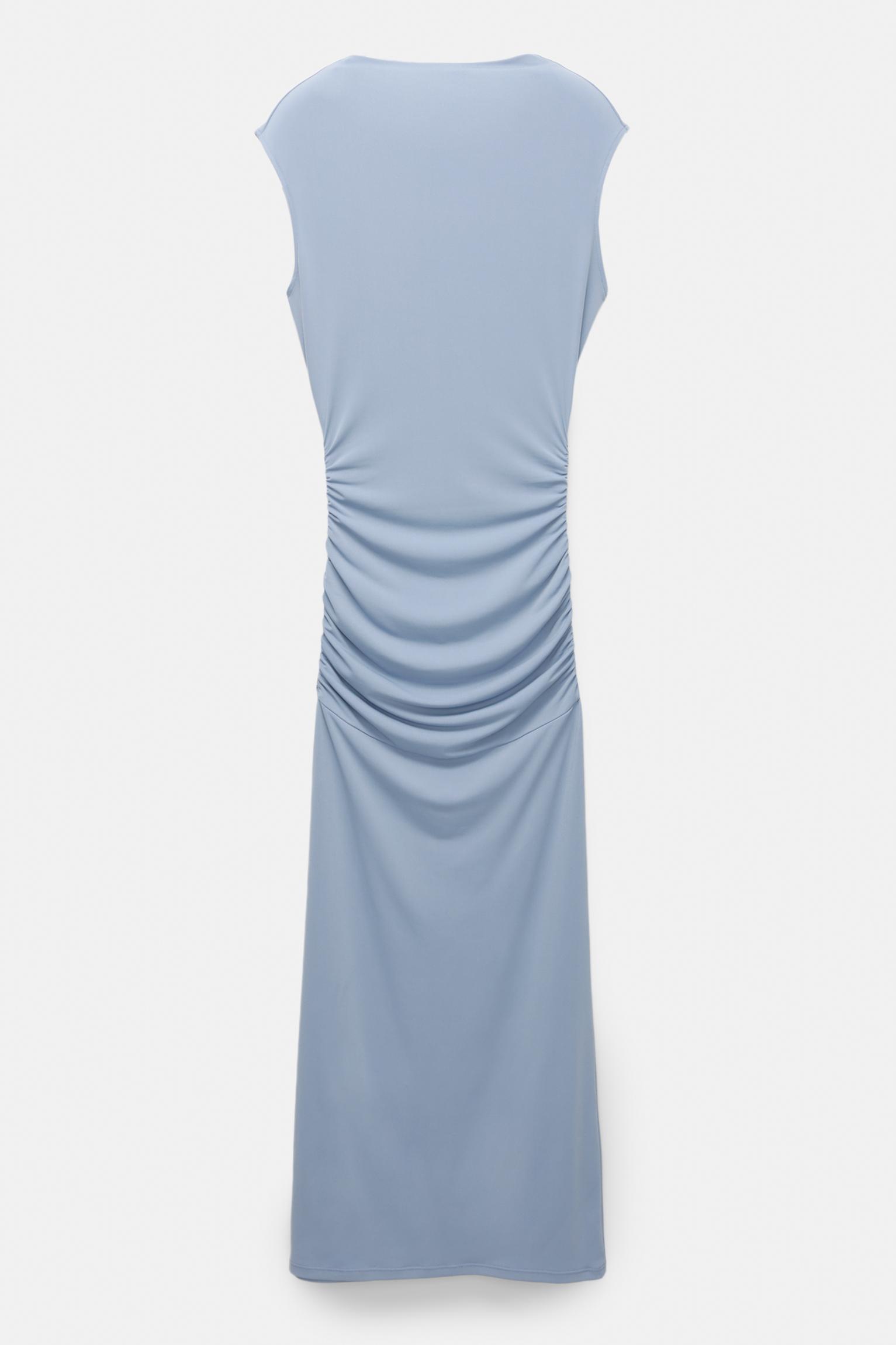 Sleeveless dress with gathering Product Image