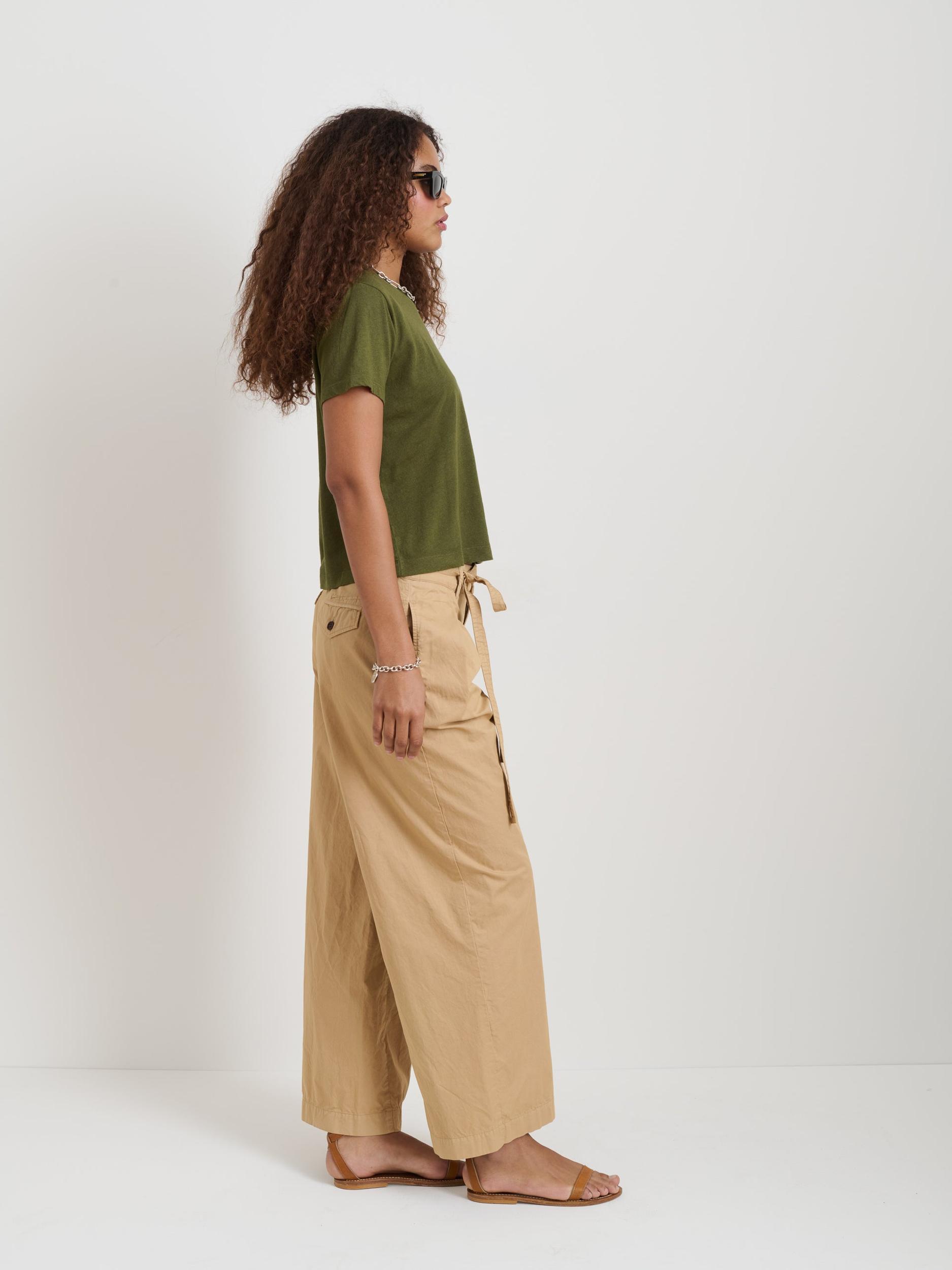 Garcon Tee In Linen Cotton Product Image