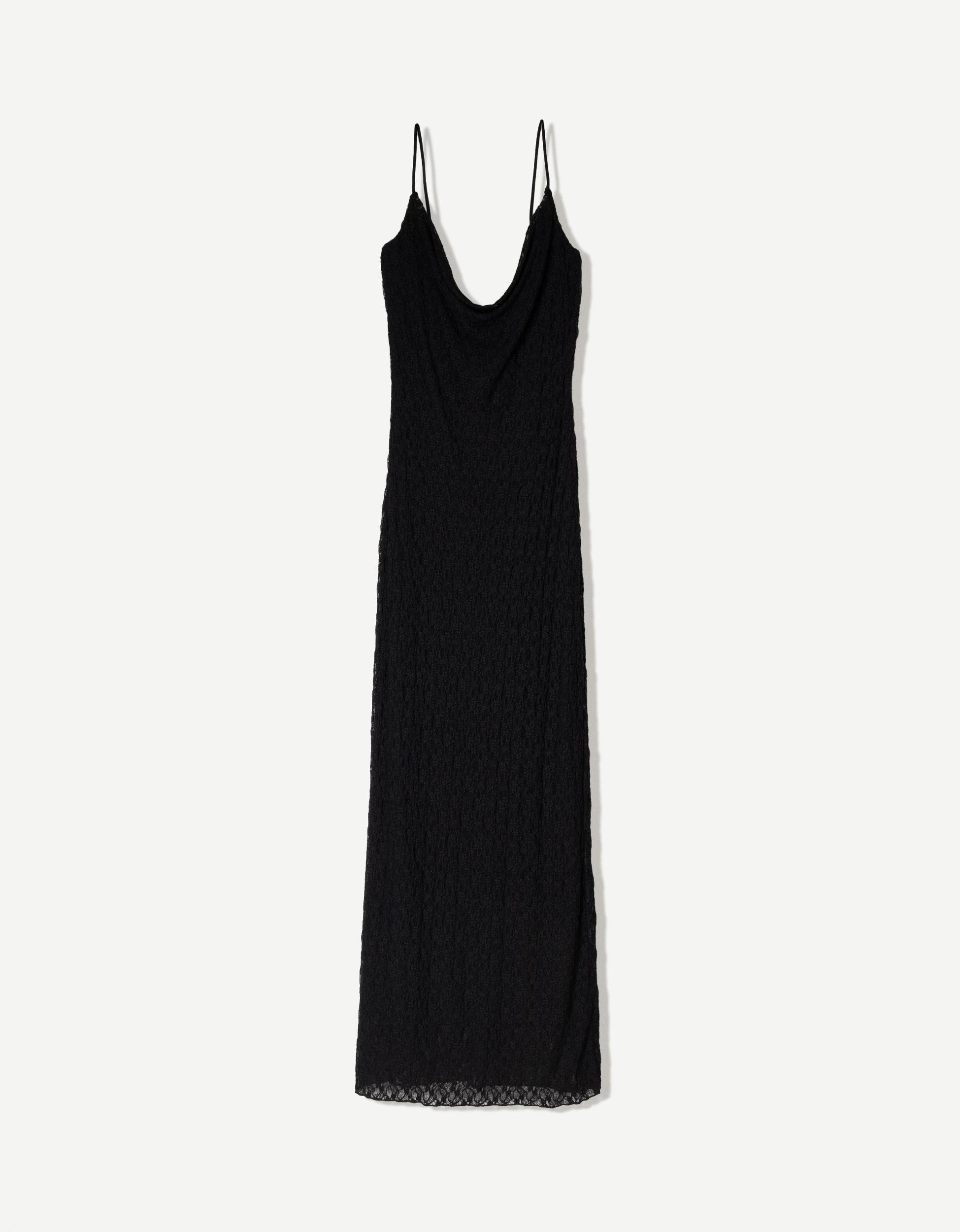 Blonde lace midi dress Product Image