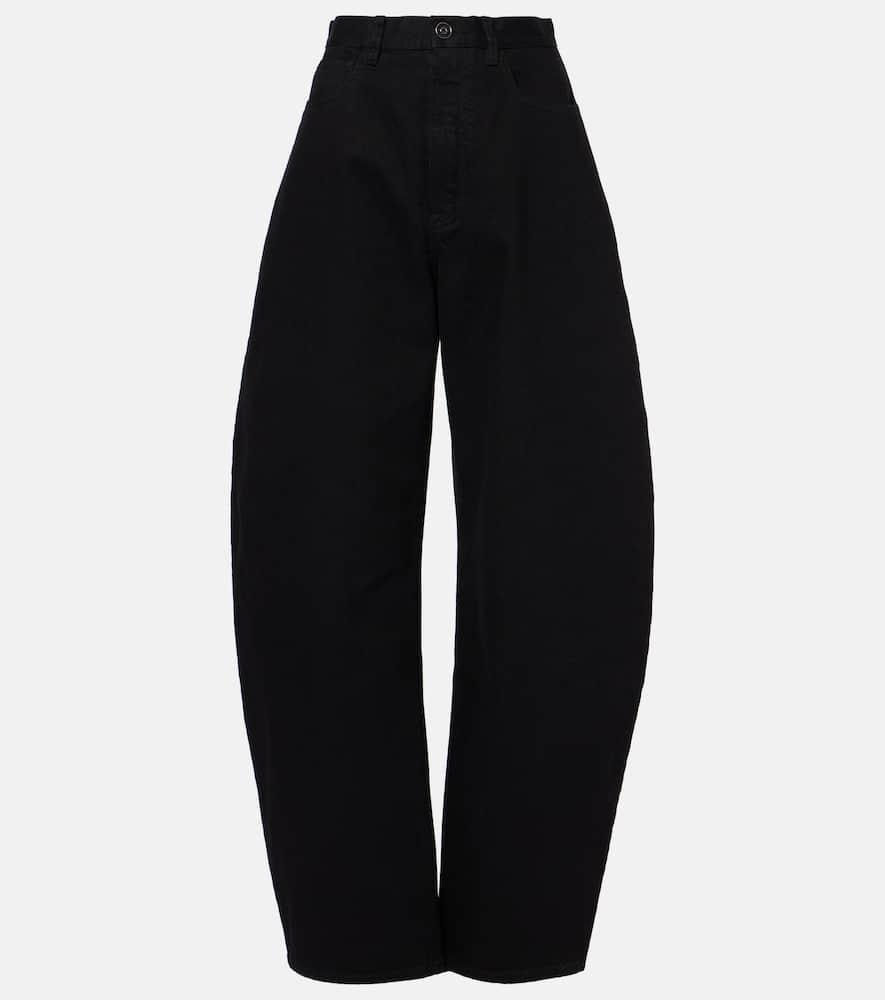 ALAÏA Round Pants In Denimnoir Product Image