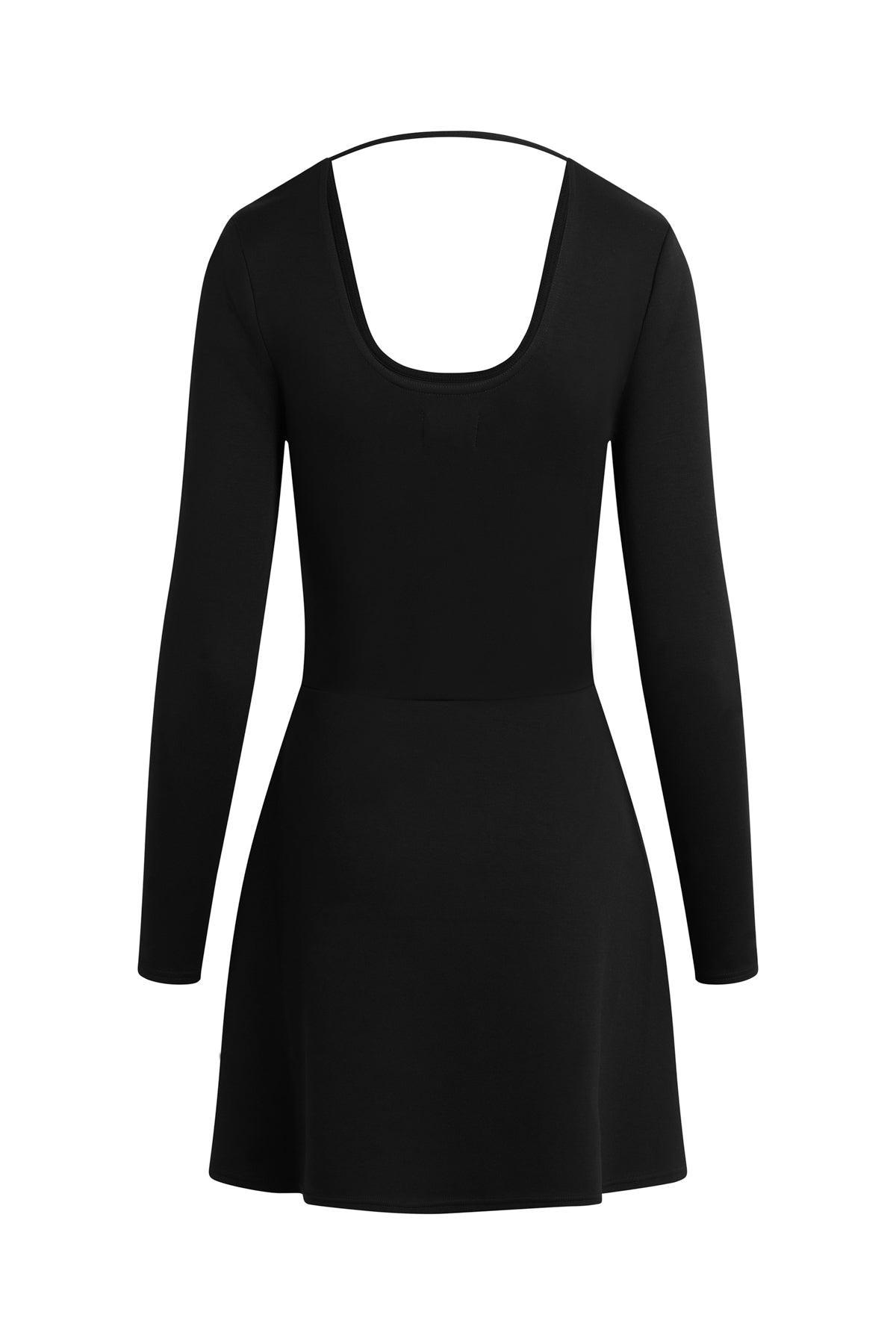 Long Sleeve Skater Dress Female Product Image