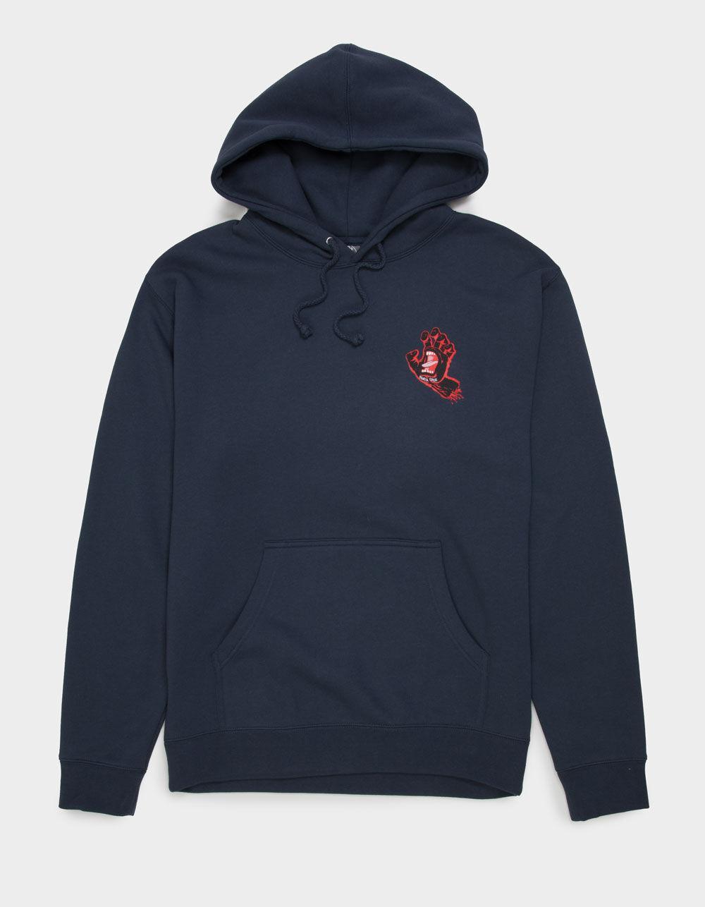 SANTA CRUZ Screaming Hand Mens Hoodie - NAVY Product Image