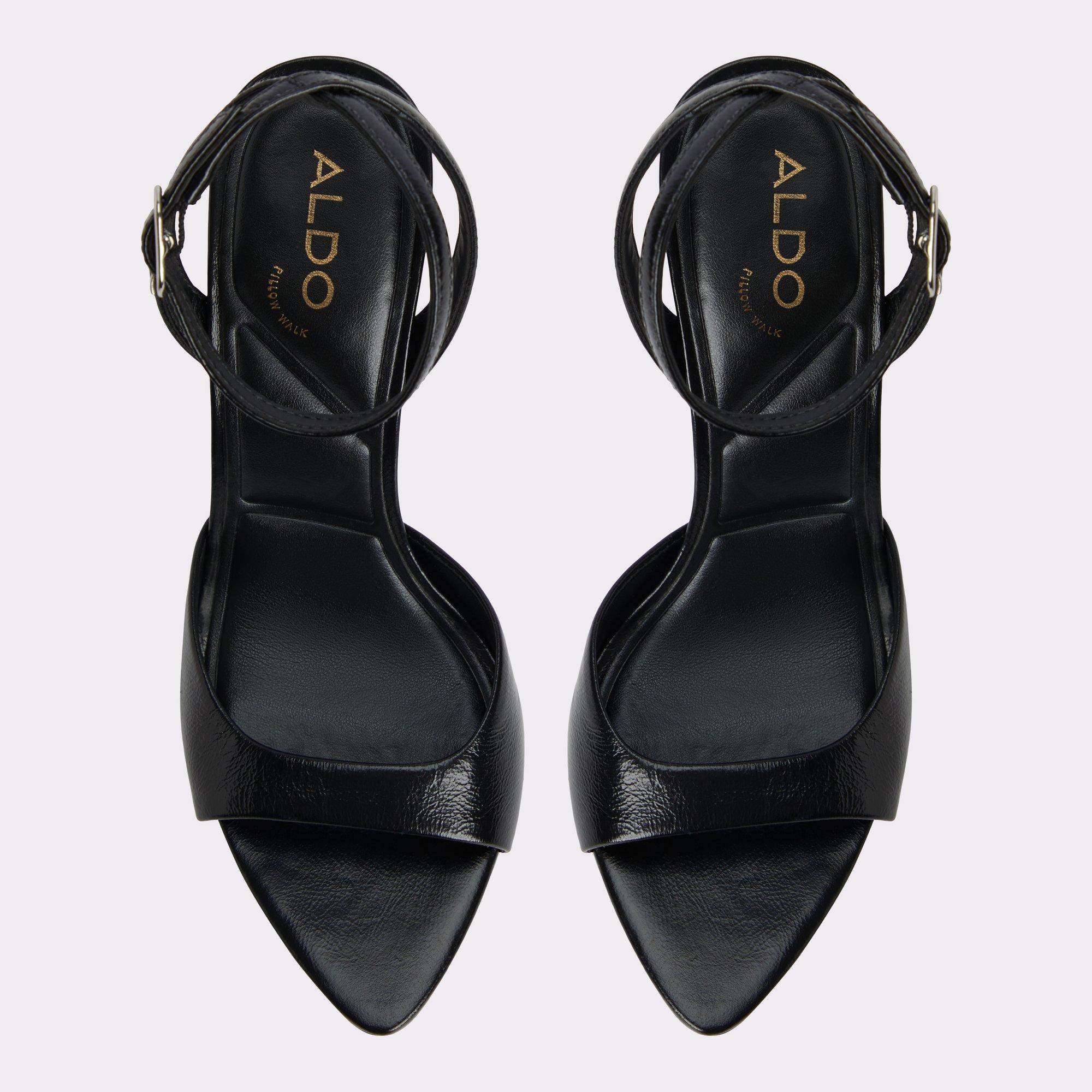 ALDO Forevermore - Women's Strappy Sandal Sandals - Black, Size 8 Product Image