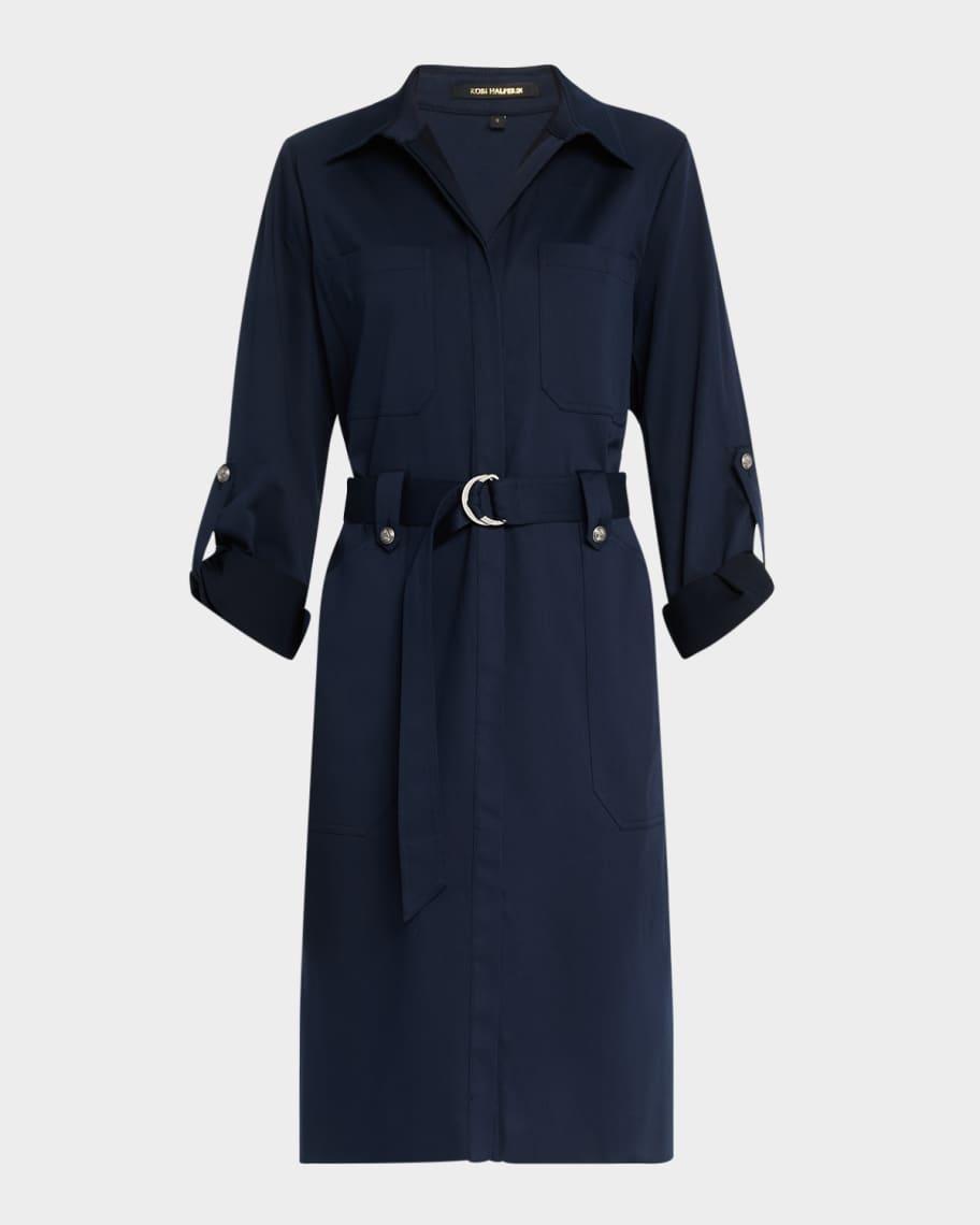 Caryss Belted A-Line Shirtdress Product Image