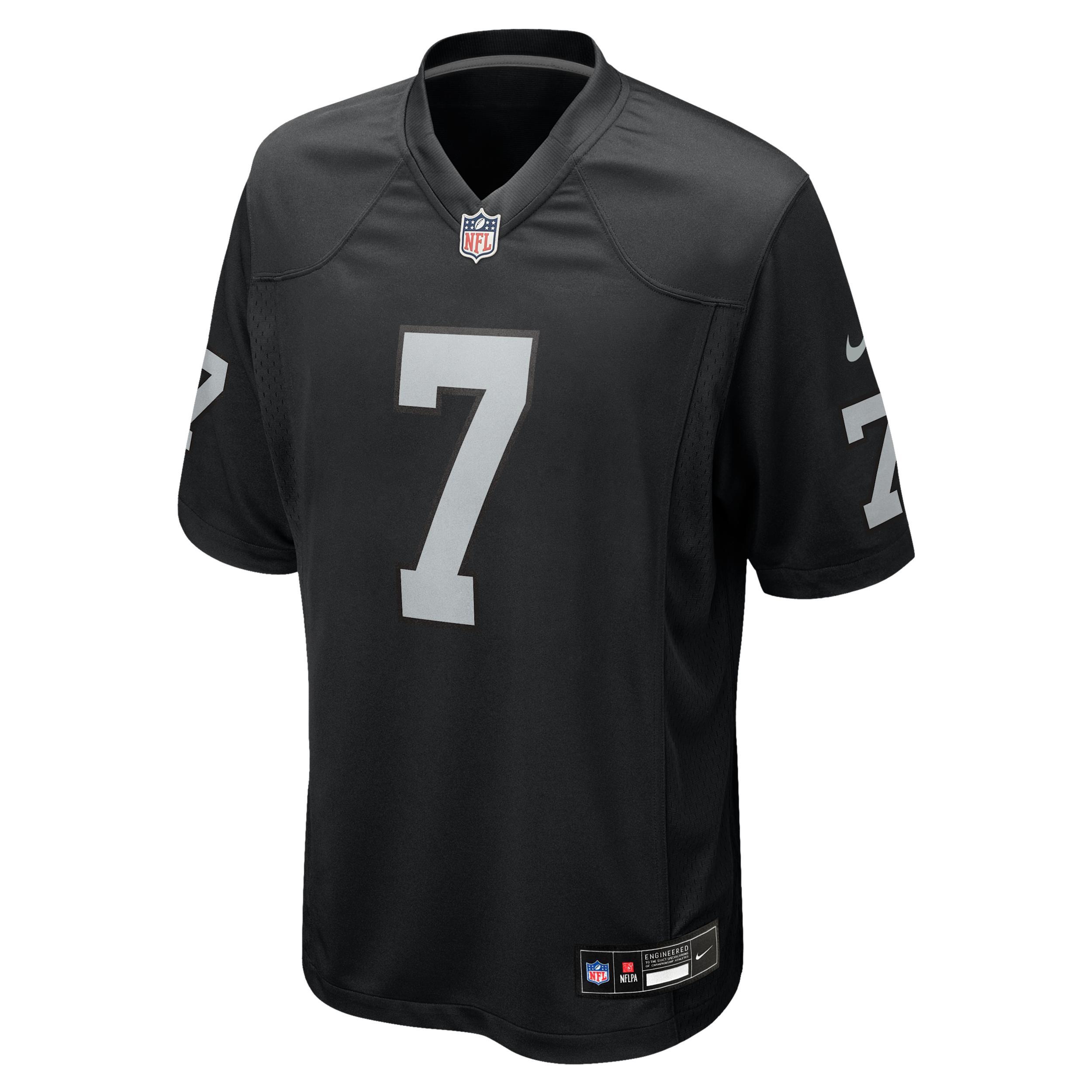 Geno Smith Las Vegas Raiders Nike Men's NFL Game Jersey Product Image