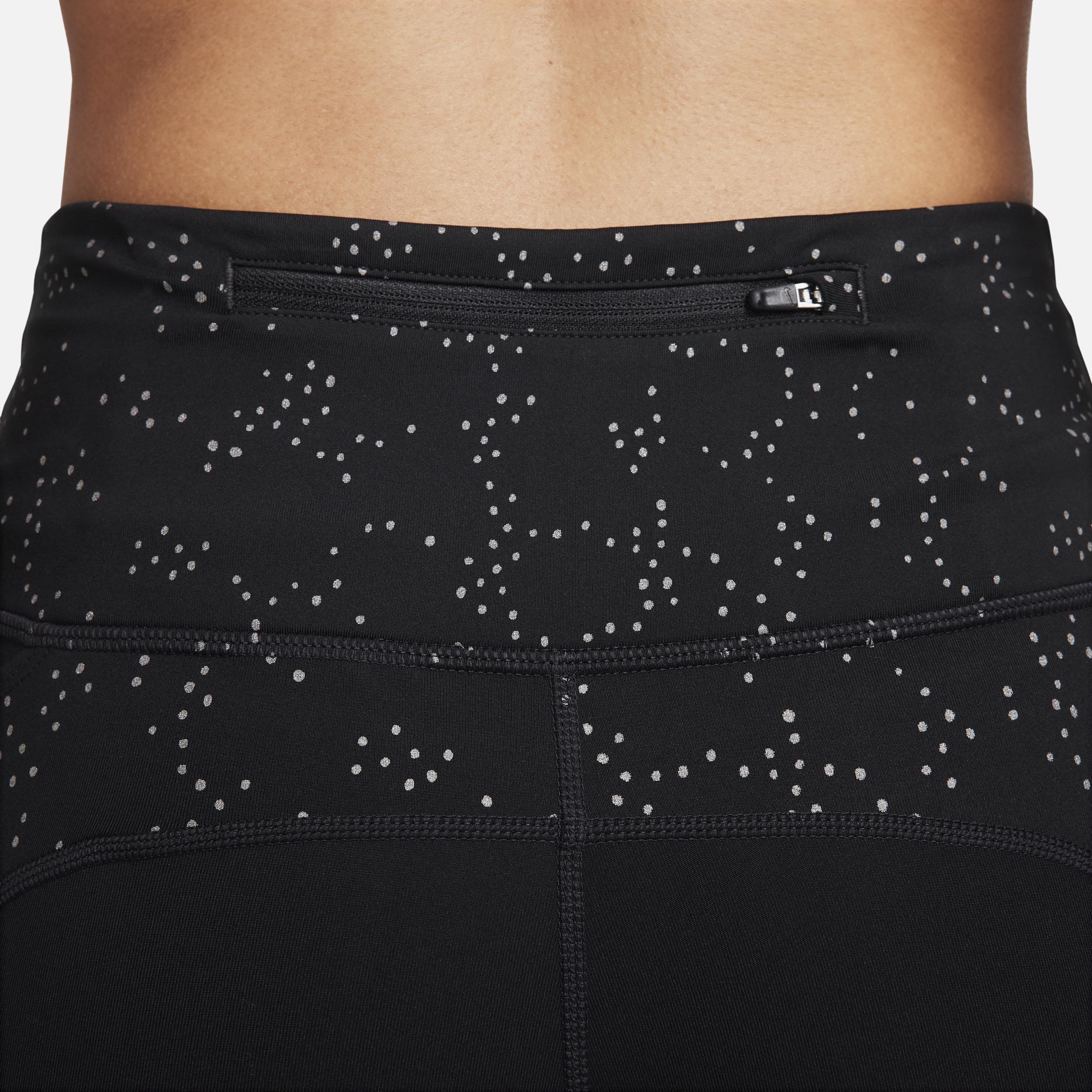 Nike Women's Fast Mid-Rise 7/8 Printed Leggings with Pockets Product Image