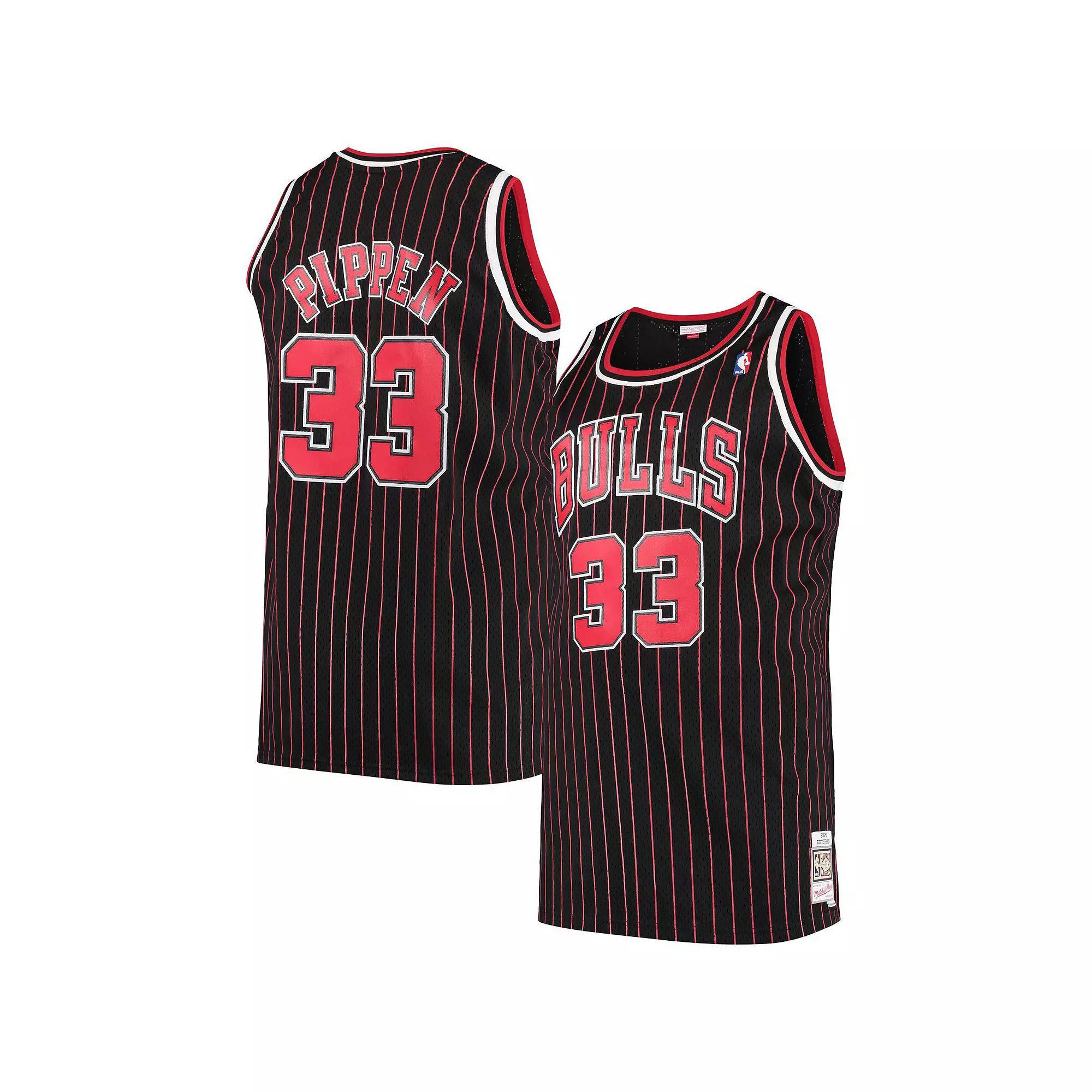Mens Mitchell & Ness Scottie Pippen Chicago Bulls Big & Tall Hardwood Classics Swingman Jersey Product Image