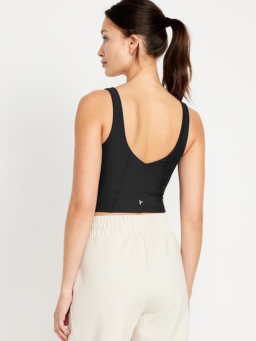 Light Support PowerSoft Ribbed Longline Sports Bra Product Image