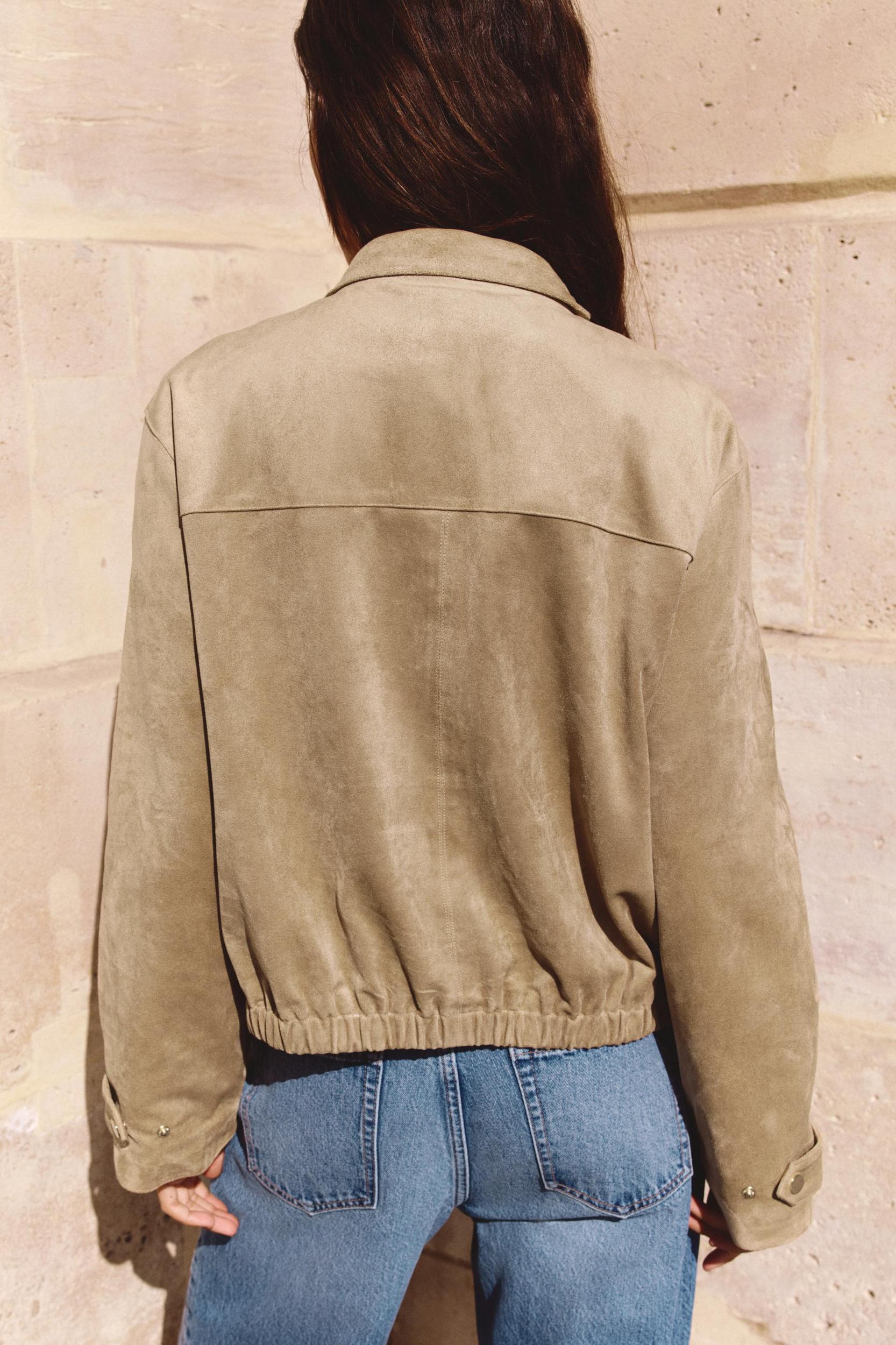 FAUX SUEDE JACKET Product Image