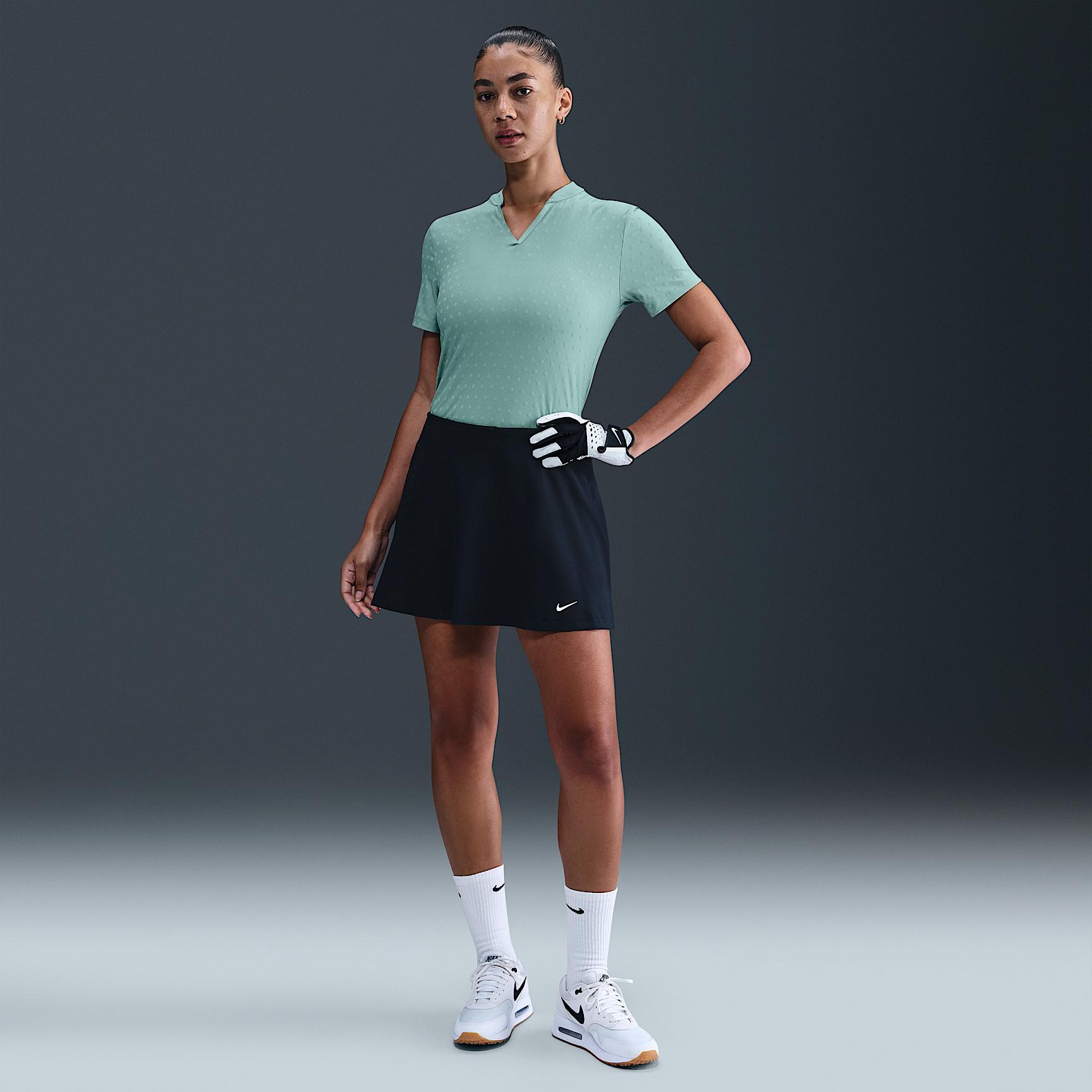 Nike Tour Women's Dri-FIT Short-Sleeve Blade Jacquard Golf Polo Product Image