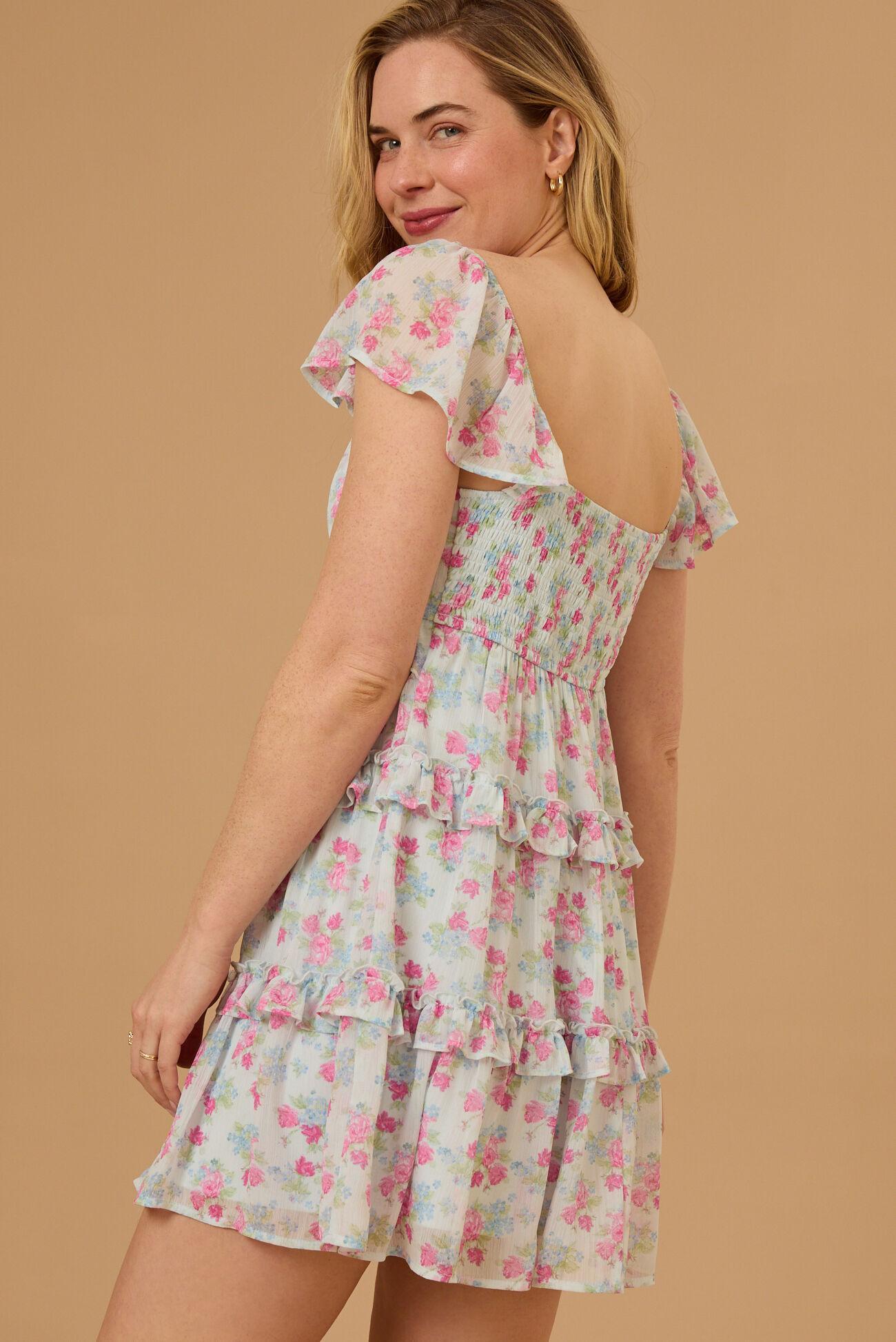 Shayne Floral Mini Dress Product Image