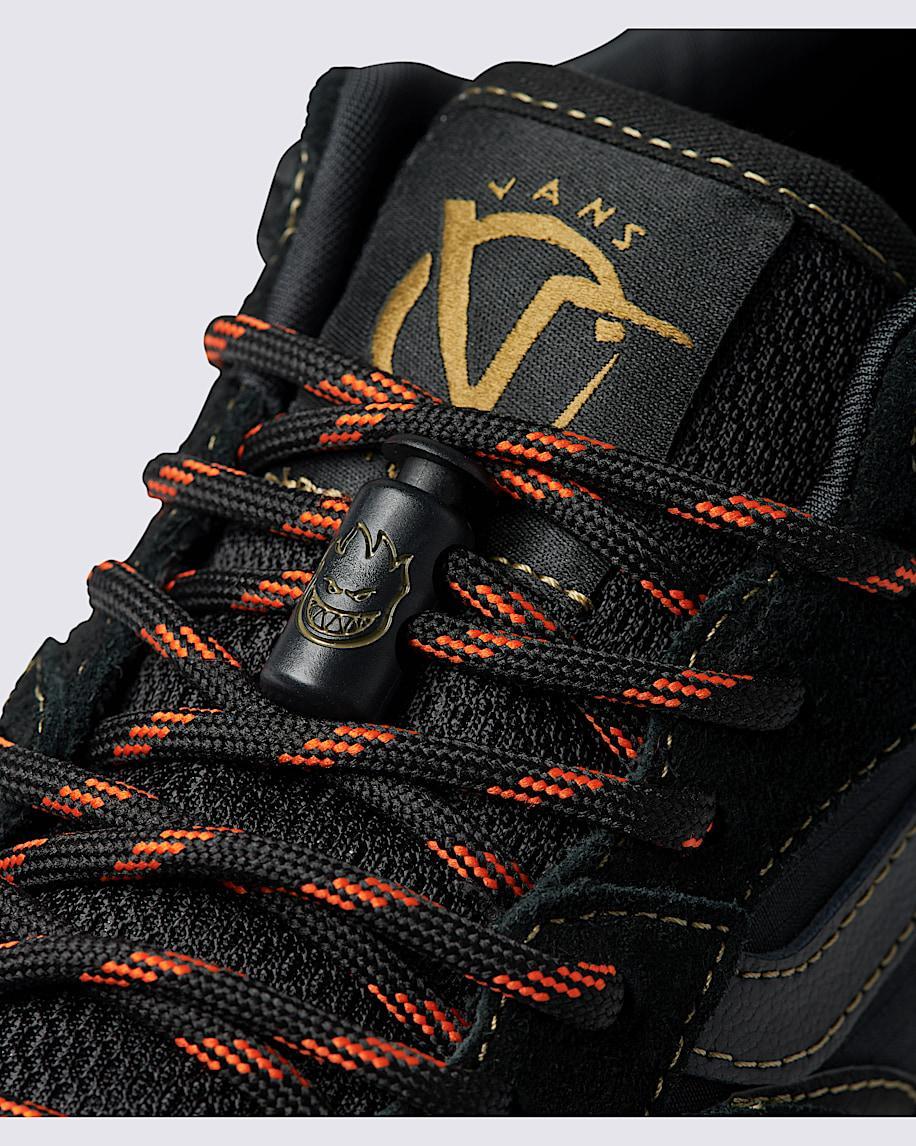 Vans X Spitfire Wheels Rowan 2 Shoe in Black / Flame Orange| Vans US Product Image