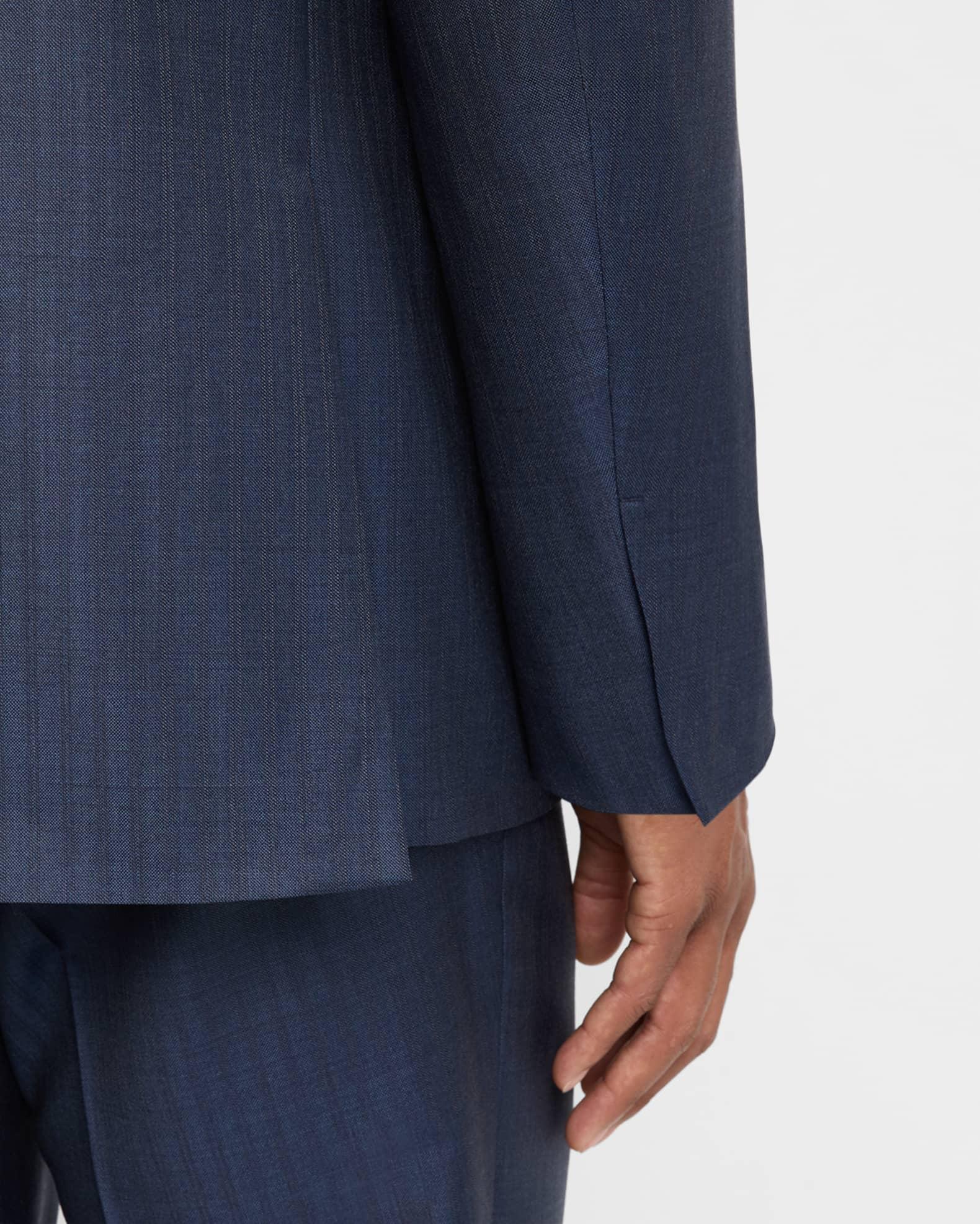 Mens Wool Pinstripe Suit Product Image
