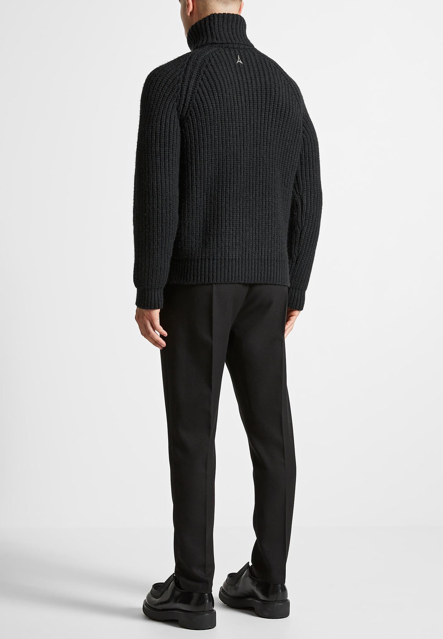 Claude - Slim Fit Tailored Trousers - Black Male Product Image