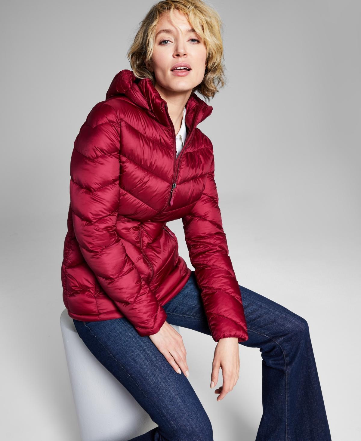 Charter Club Womens Packable Hooded Puffer Coat, Created for Macys Product Image