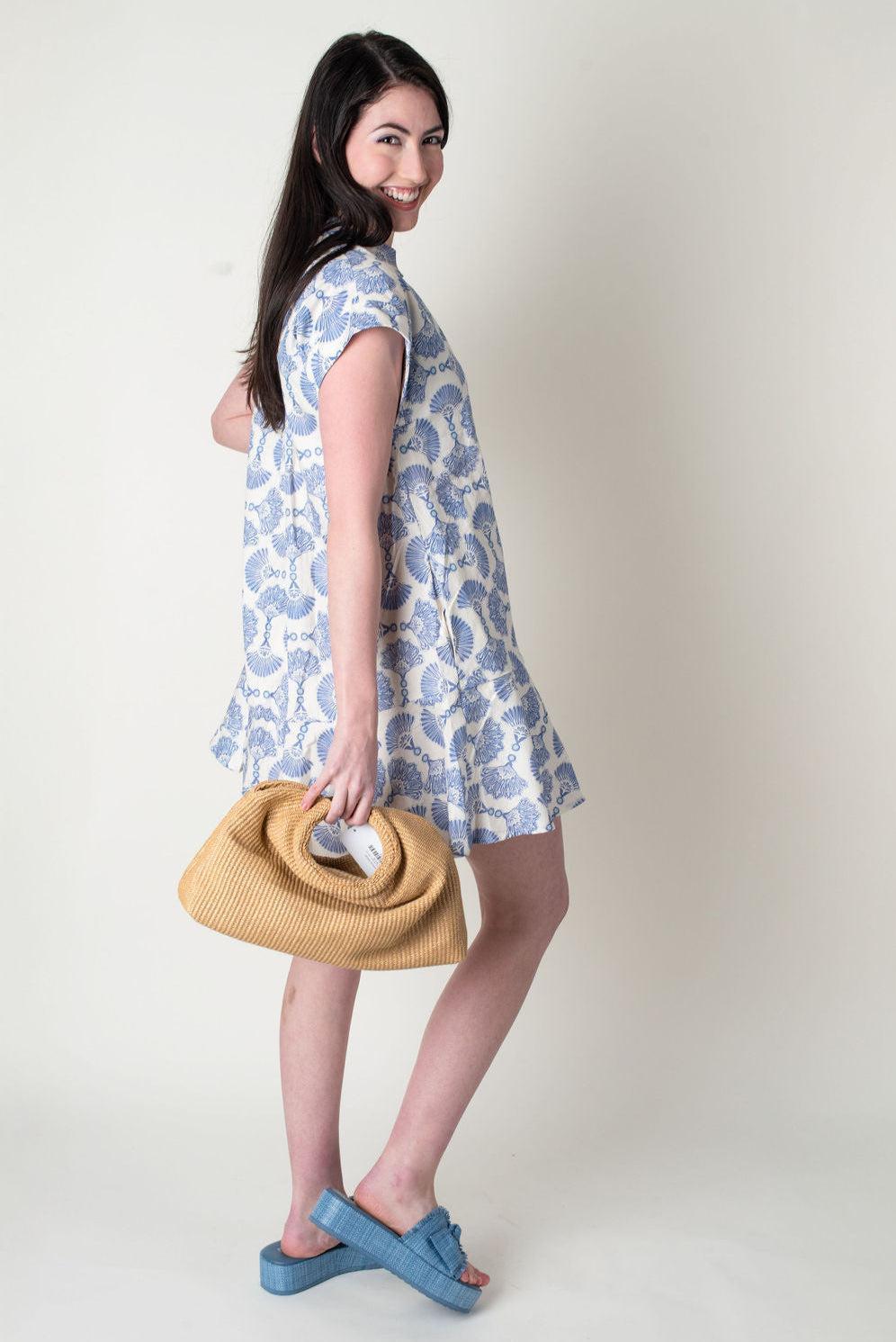 Fallen Skies Tunic Shirt Dress Product Image