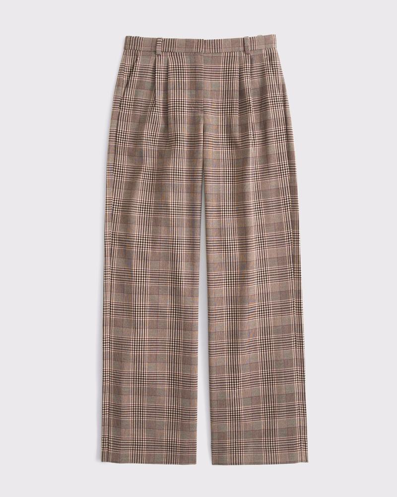 A&F Sloane Low Rise Tailored Wide Leg Pant Product Image