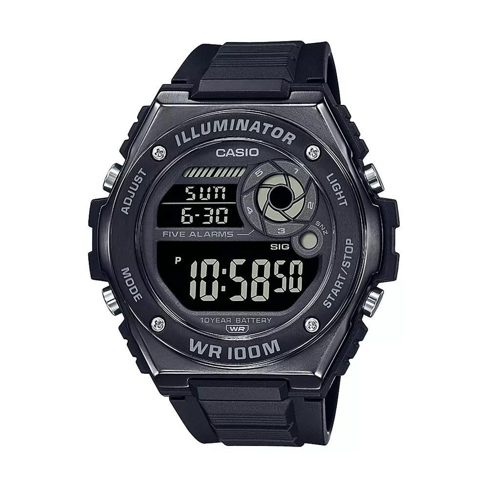 Casio Men's Digital Watch, Size: XL, Black Product Image