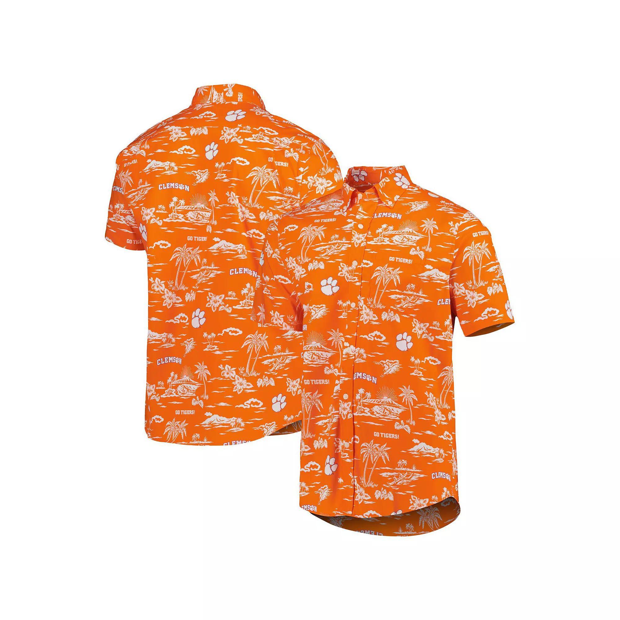 Men's Reyn Spooner Orange Clemson Tigers Classic Button-Down Shirt, Size: 2XL Product Image