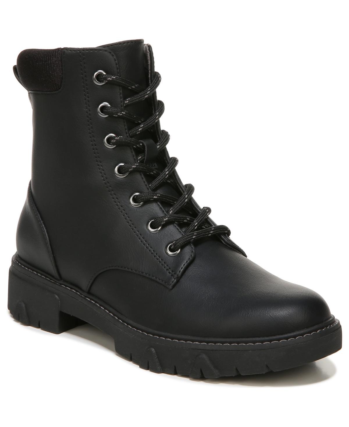 Dr. Scholl's Headstart Women's Faux Suede Combat Boots, Size: 9 Product Image