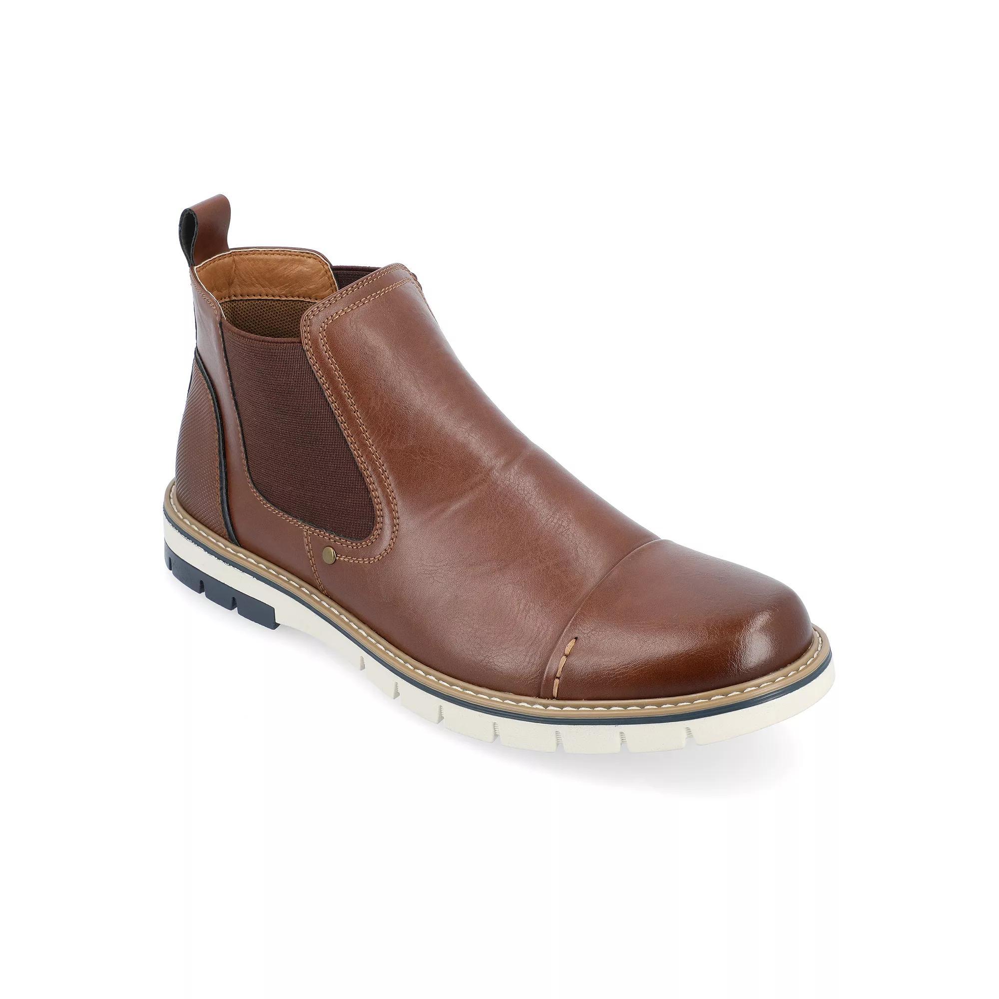 VANCE Waylon Men's Pull-On Chelsea Boots, Size: 8, Brown Product Image