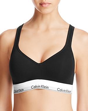 Calvin Klein Modern Cotton Padded Bralette QF1654, Women's, Size: Large, Black Product Image