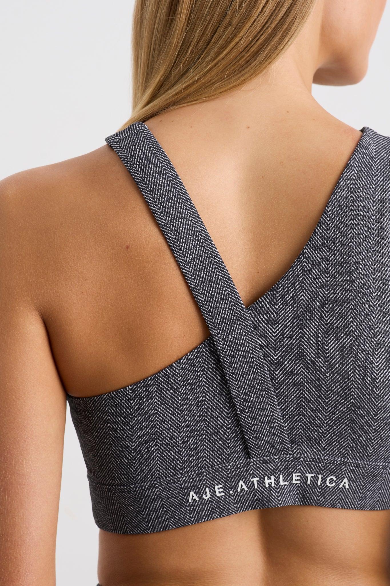 Asymmetric Racer Sports Bra 382 Product Image