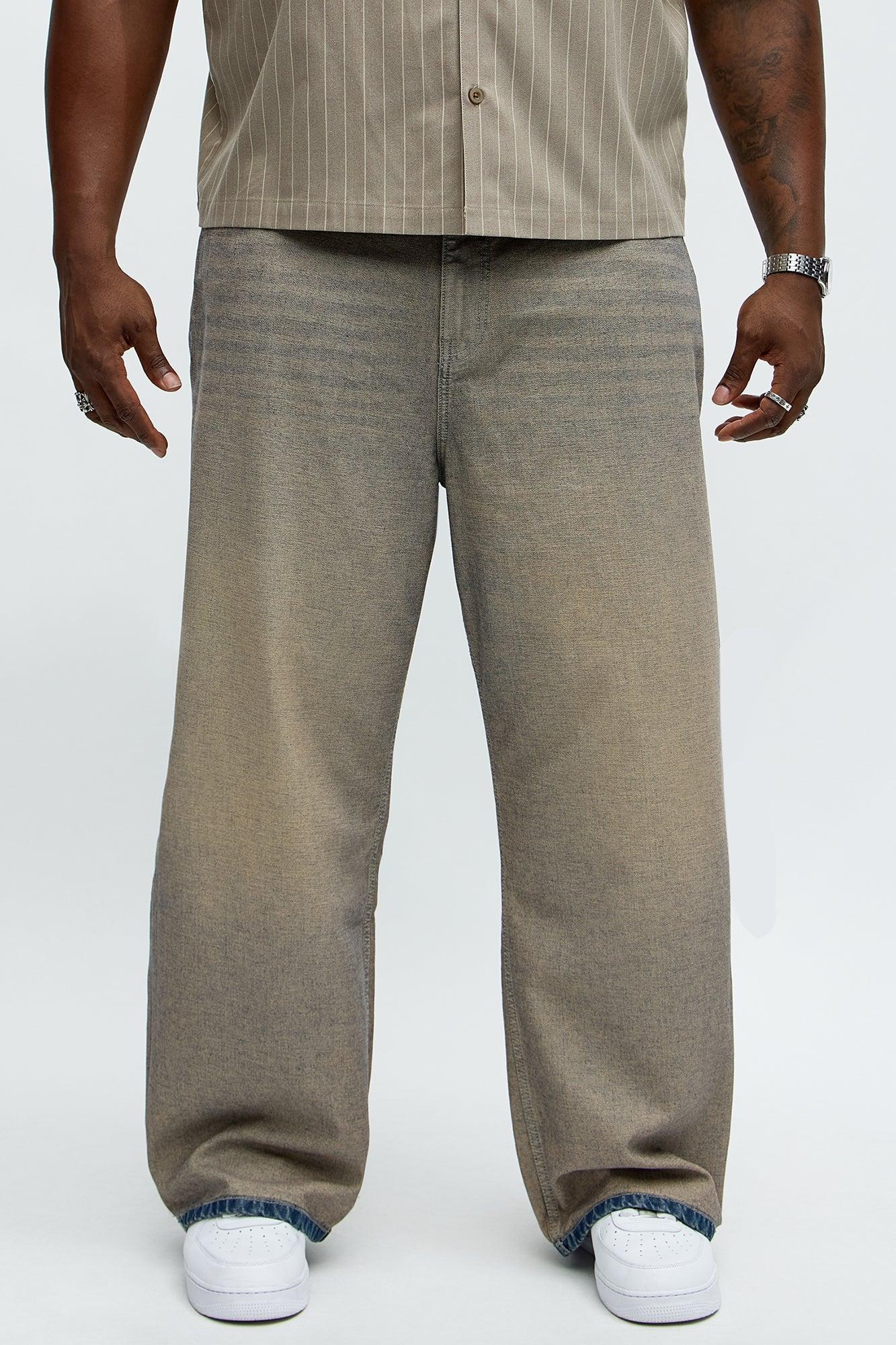 Outside Looking In Baggy Jeans - Grey Male Product Image