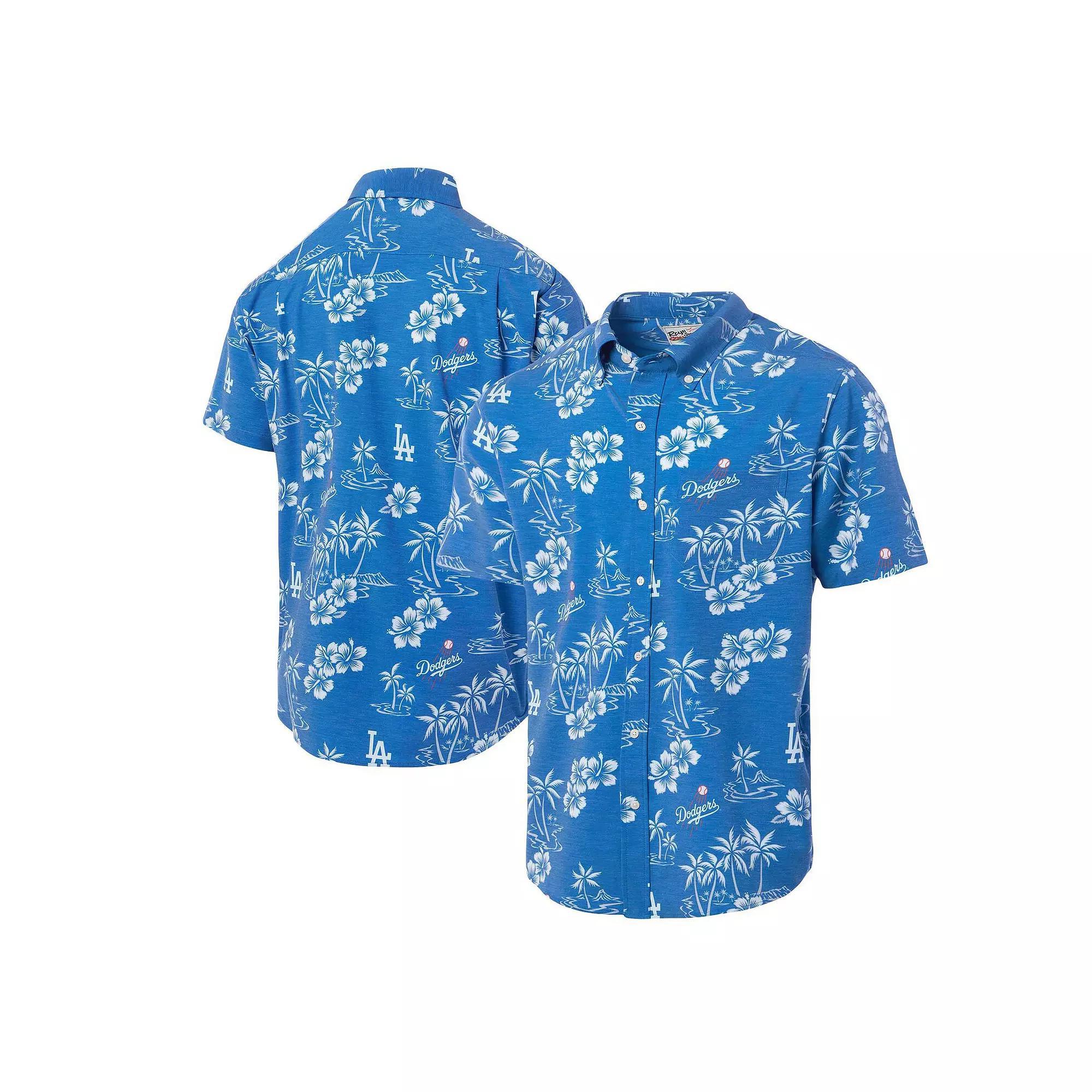 Men's Reyn Spooner Royal Los Angeles Dodgers Kekai Button-Down Shirt, Size: 3XL, Blue Product Image