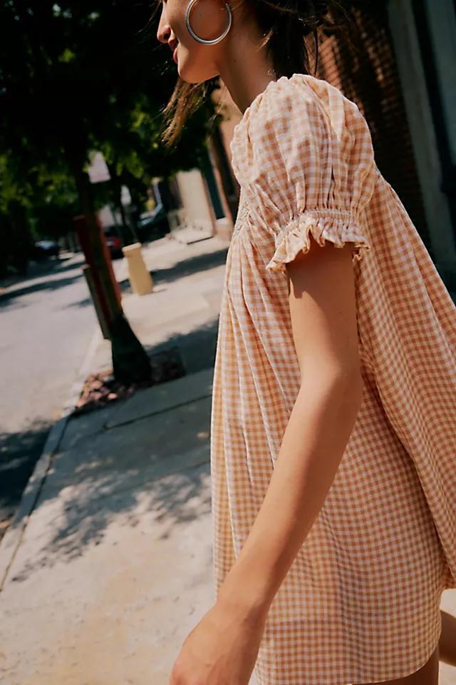 Poet Plaid Mini Dress Product Image