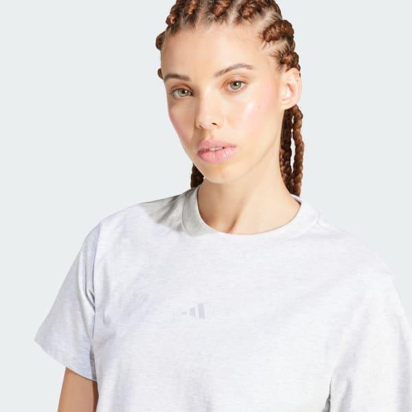 Womens adidas Essentials Small Logo Cotton T-Shirt Product Image