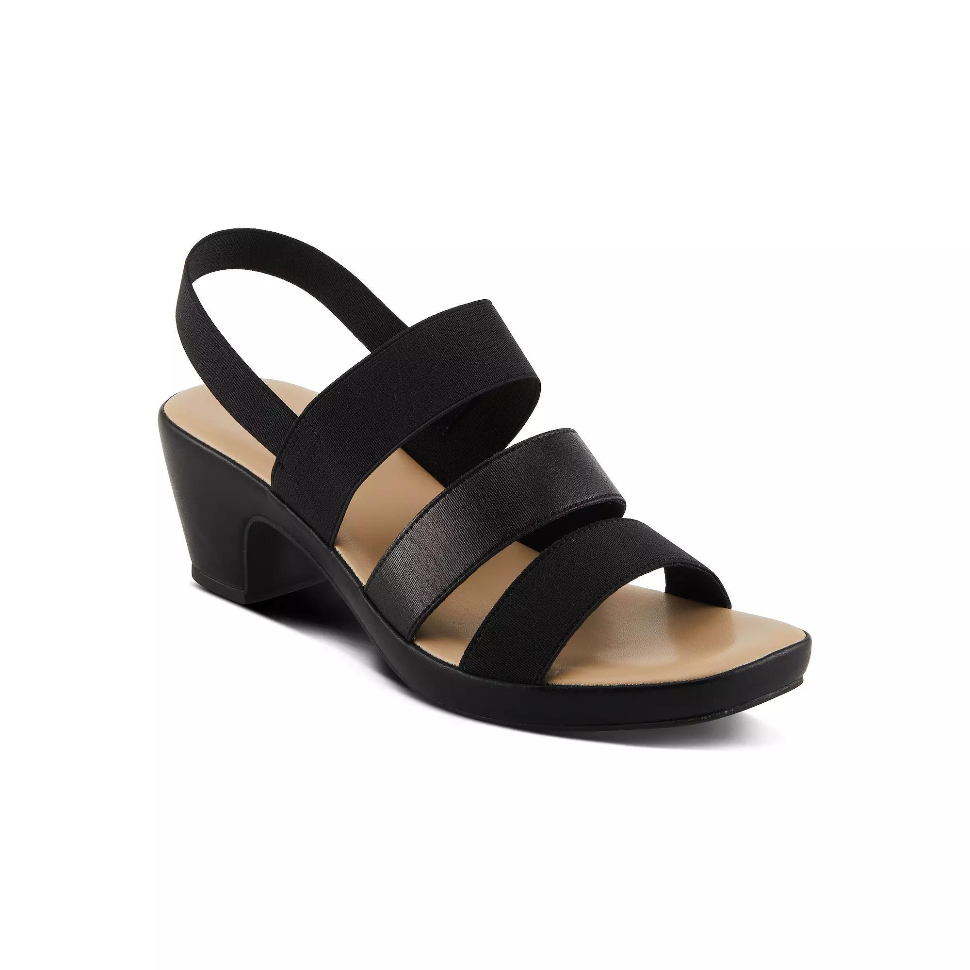 Patrizia Marzula Women's Slingback Sandals, Size: 37, Black Product Image