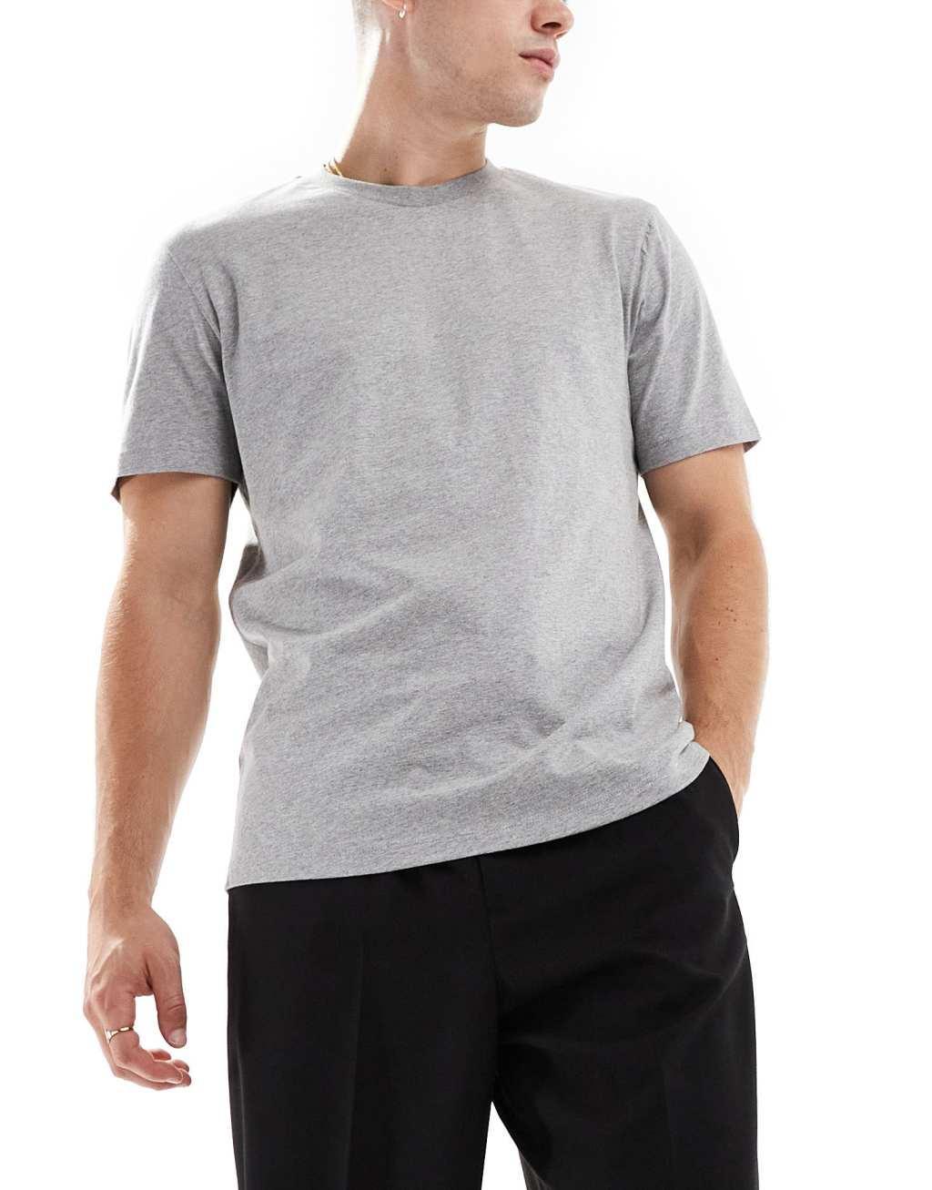 ASOS DESIGN essential 3 pack crew neck t-shirts in multiple colors Product Image