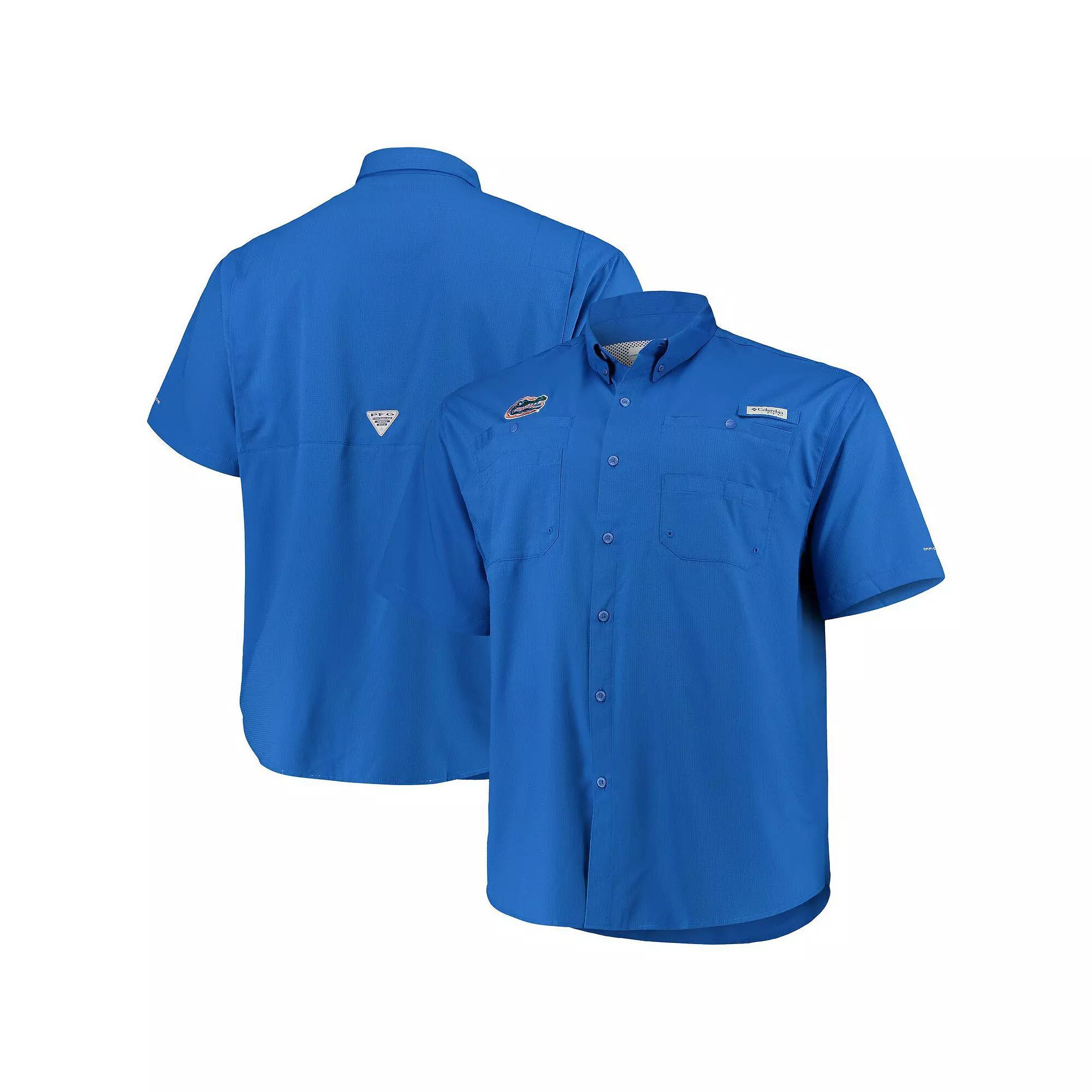 Men's Columbia Royal Florida Gators Big & Tall Collegiate Tamiami Button-Down Shirt, Size: 2XLT, Blue Product Image