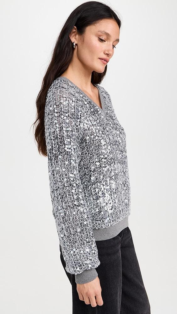 Le Superbe Touch of Grey V Neck Pullover | Shopbop Product Image