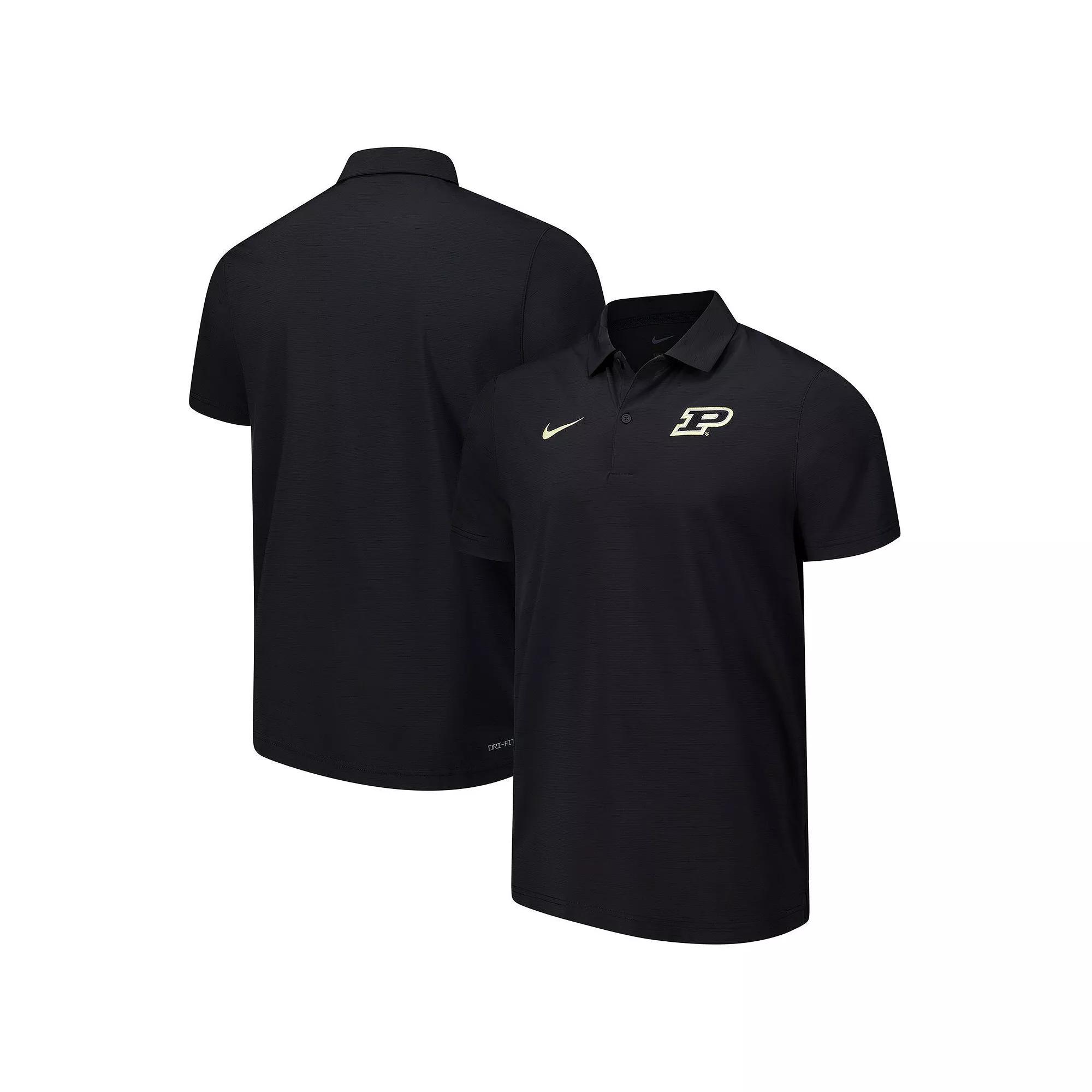 Men's Nike Black Purdue Boilermakers Performance Polo, Size: 3XL Product Image