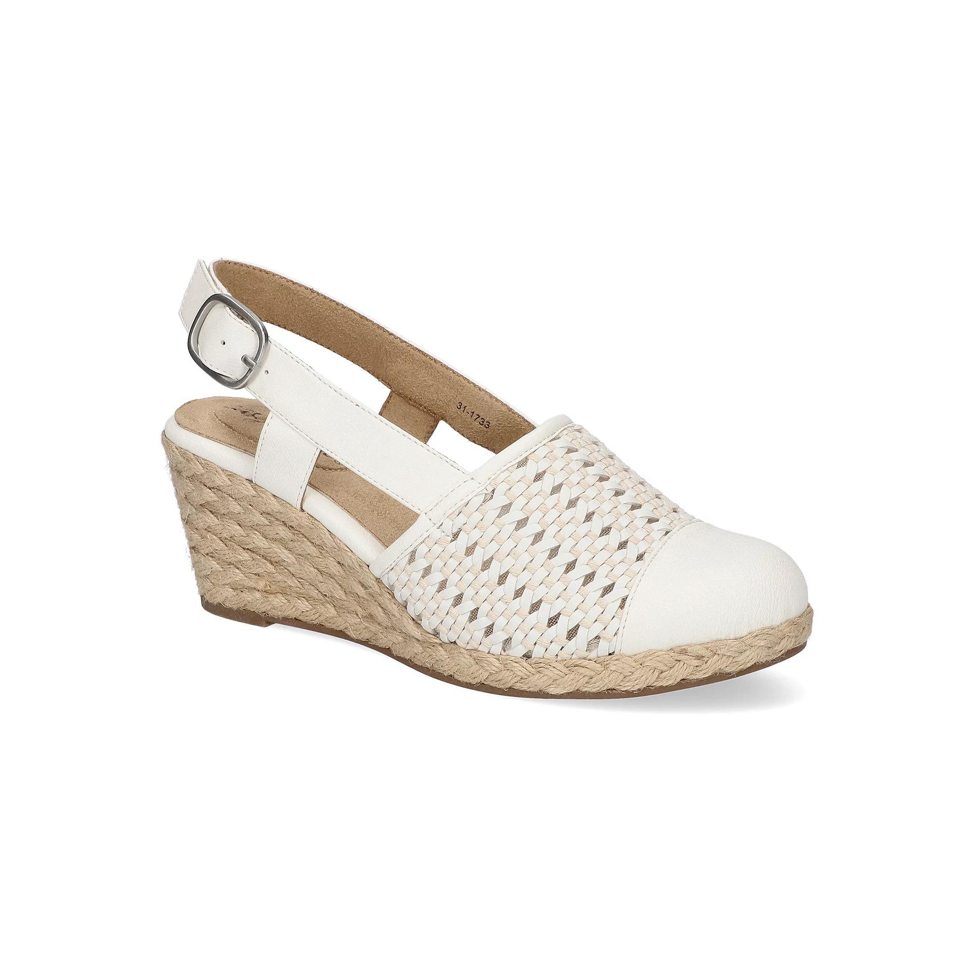 Easy Street Taffy Womens Slingback Espadrille Wedges Product Image