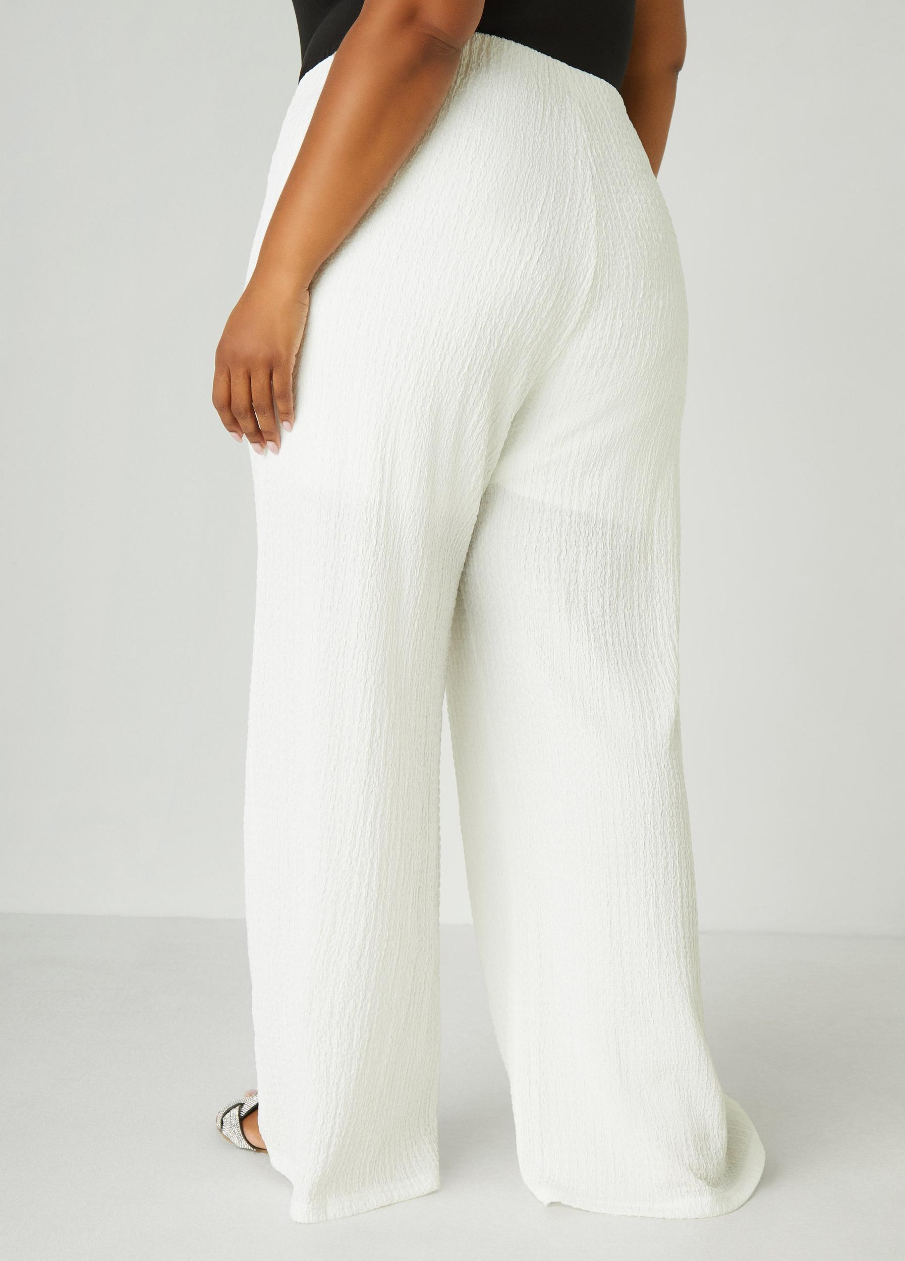 Textured Knit Straight Leg Pants Product Image