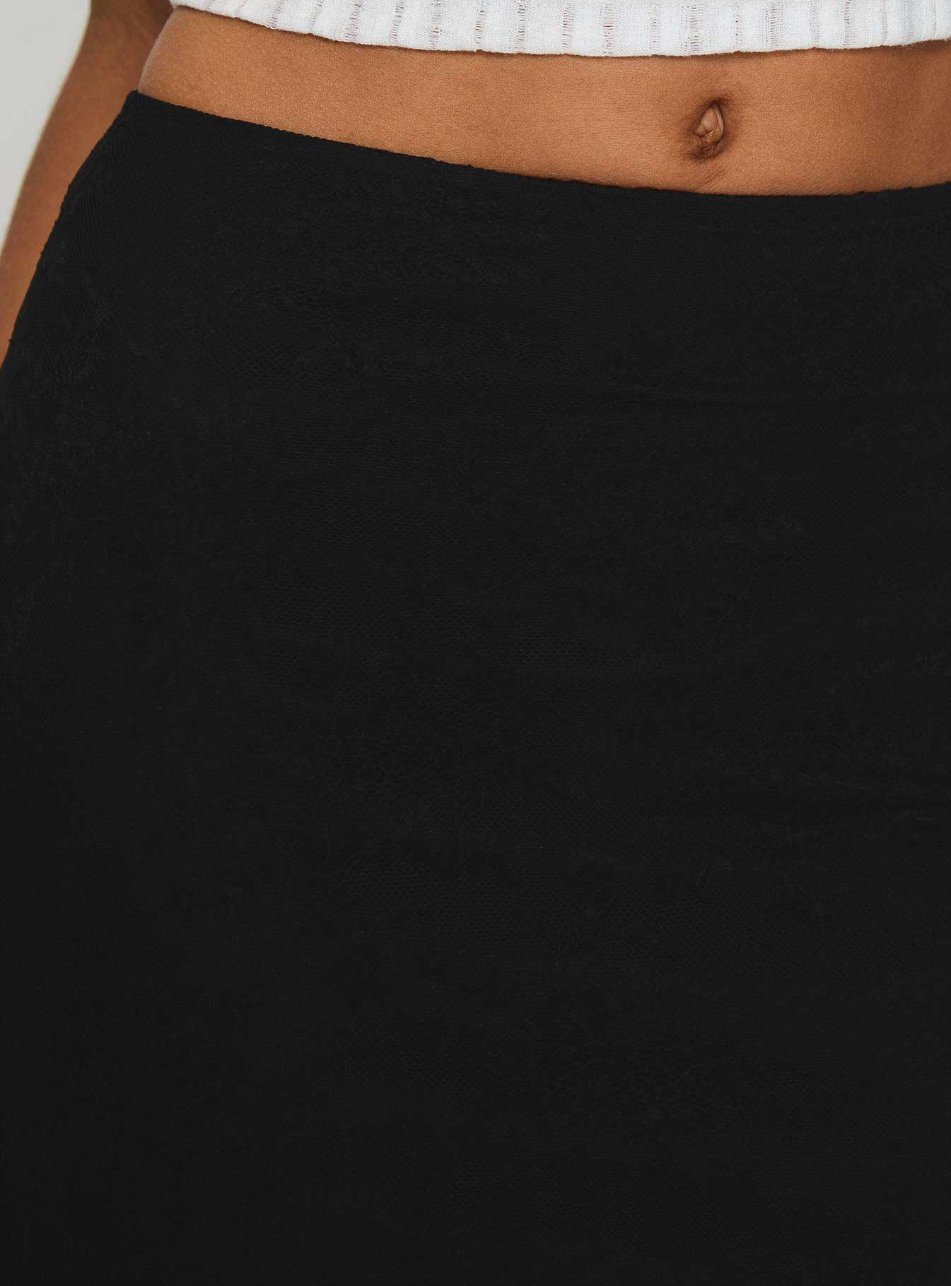 Topping Maxi Skirt Black Product Image