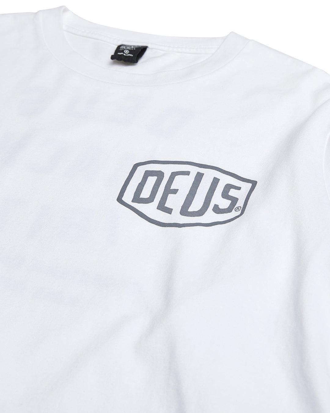 Venice Address Long Sleeve Tee - White Product Image
