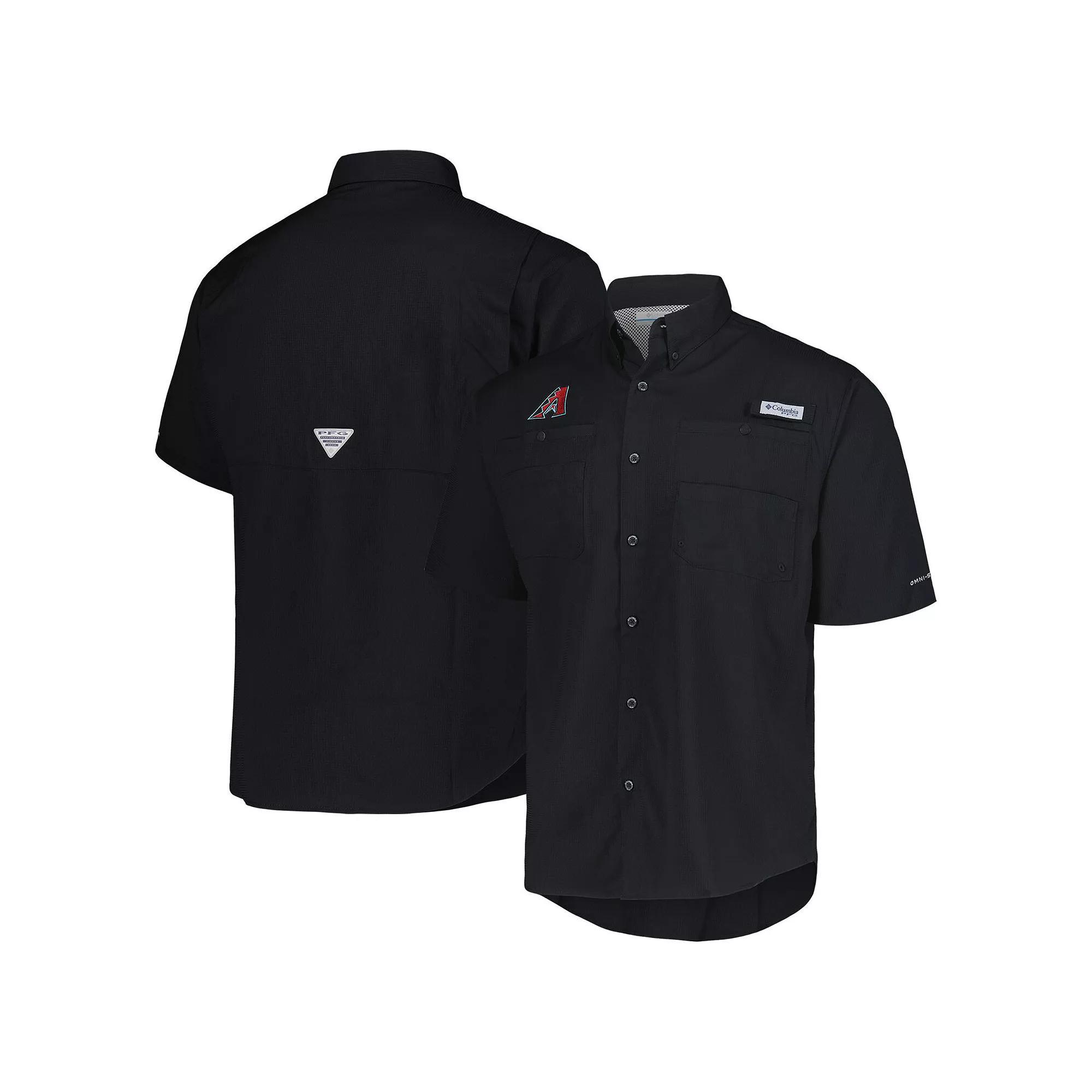 Men's Columbia Black Arizona Diamondbacks Tamiami Omni-Shade Button-Down Shirt, Size: Large Product Image
