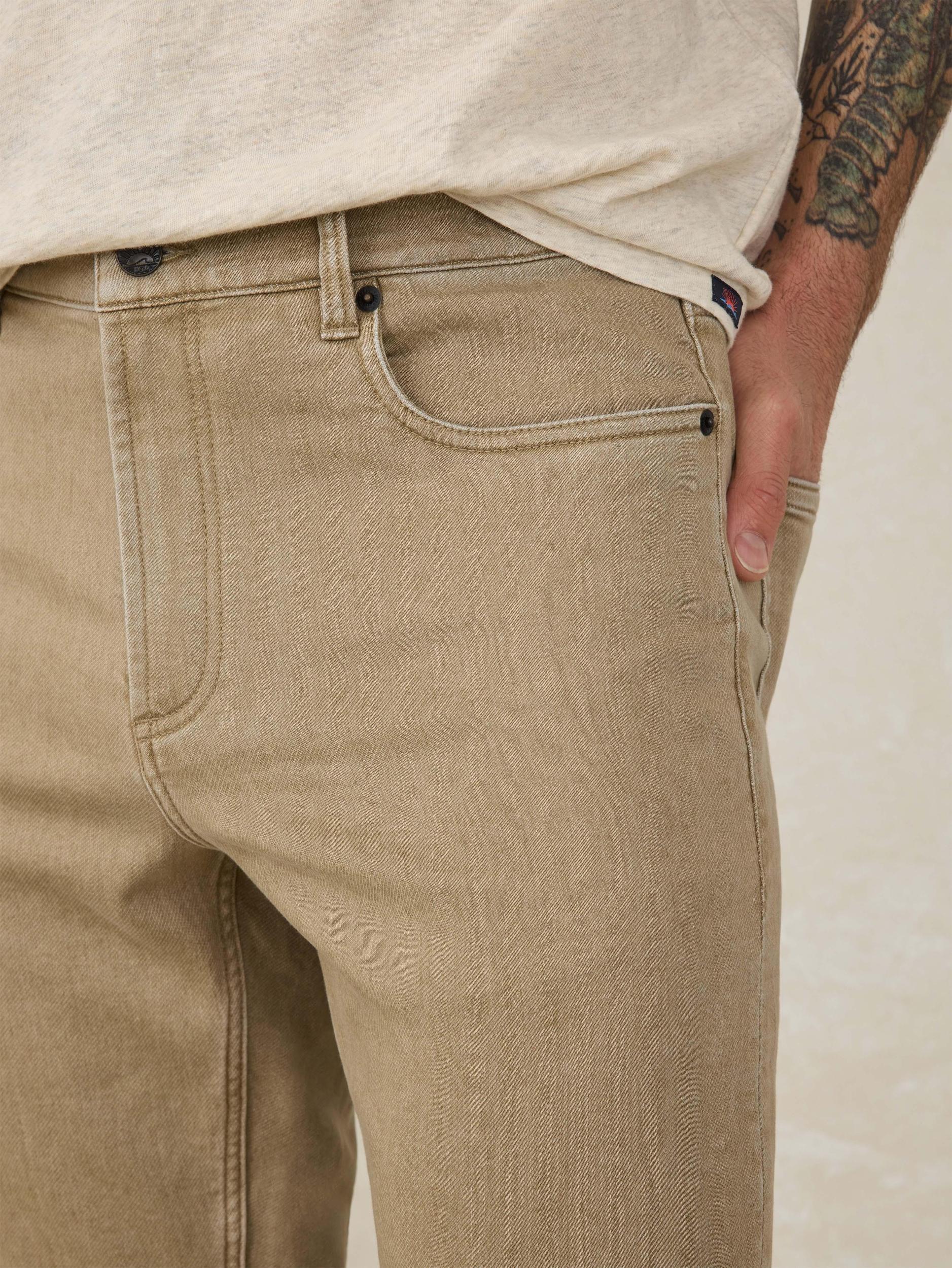 Stretch Terry 5-Pocket Pant - Desert Khaki Male Product Image
