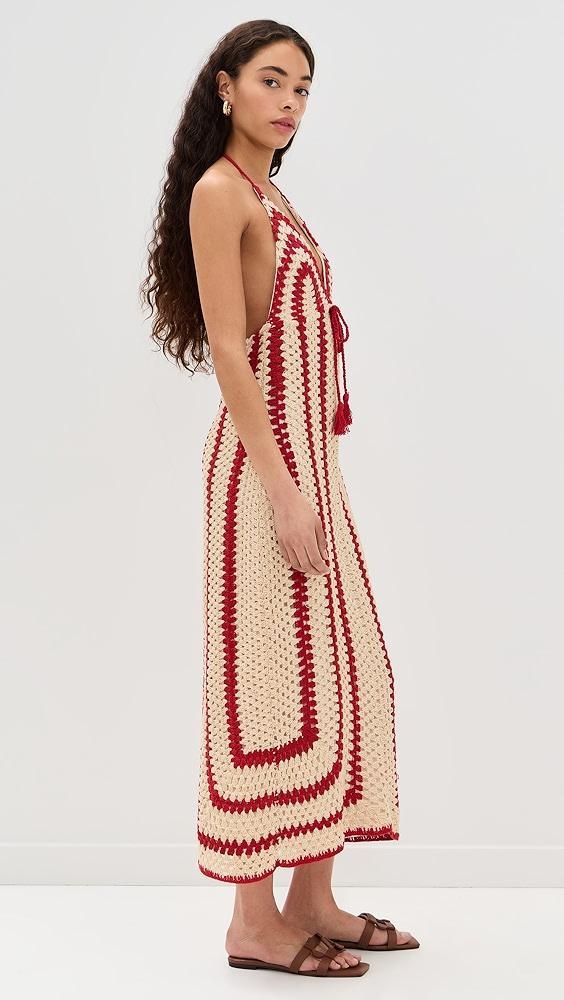 Saylor Georgie Crochet Midi Dress | Shopbop Product Image