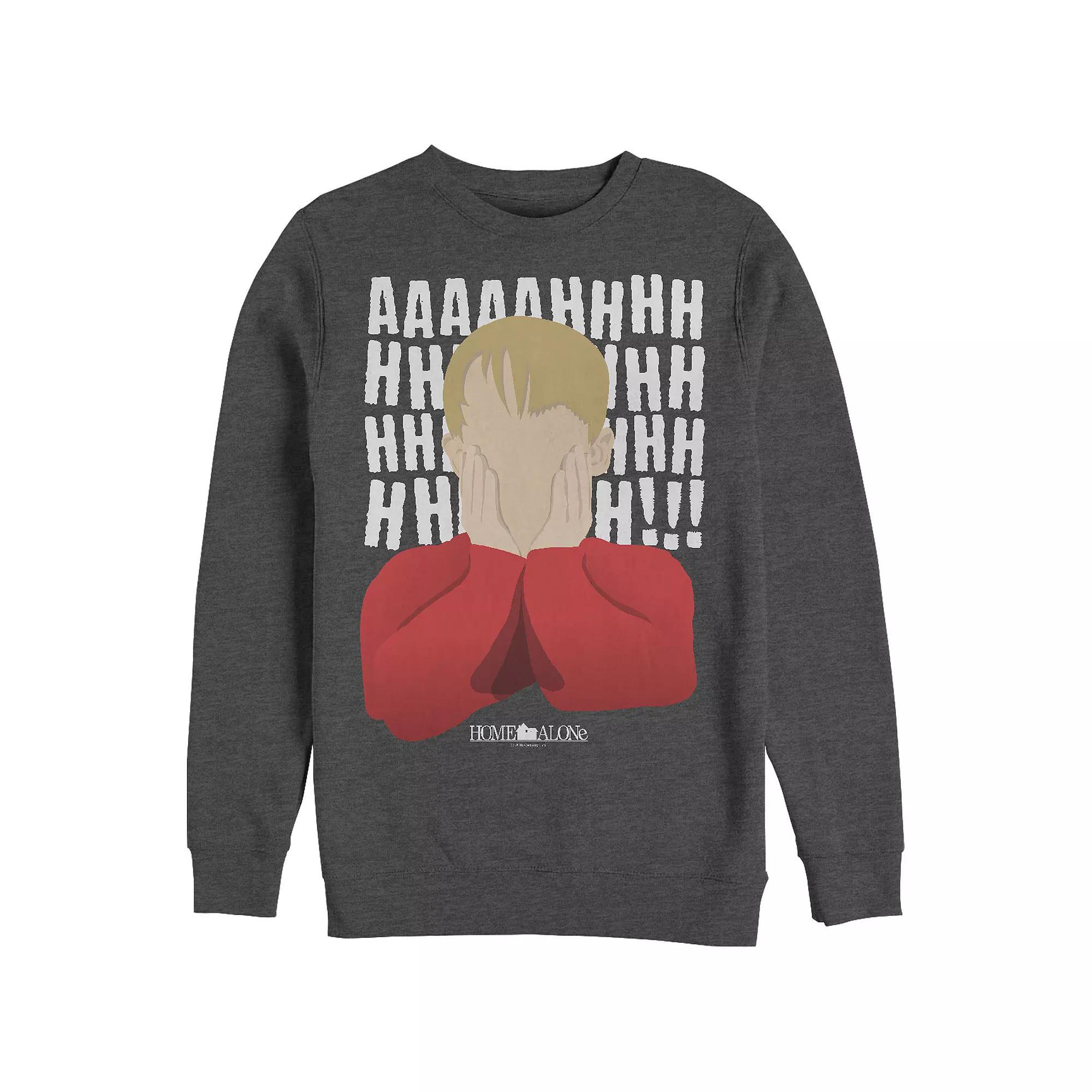 Big & Tall Home Alone Kevin's Scream Graphic Fleece, Men's, Size: Medium, Blue Product Image