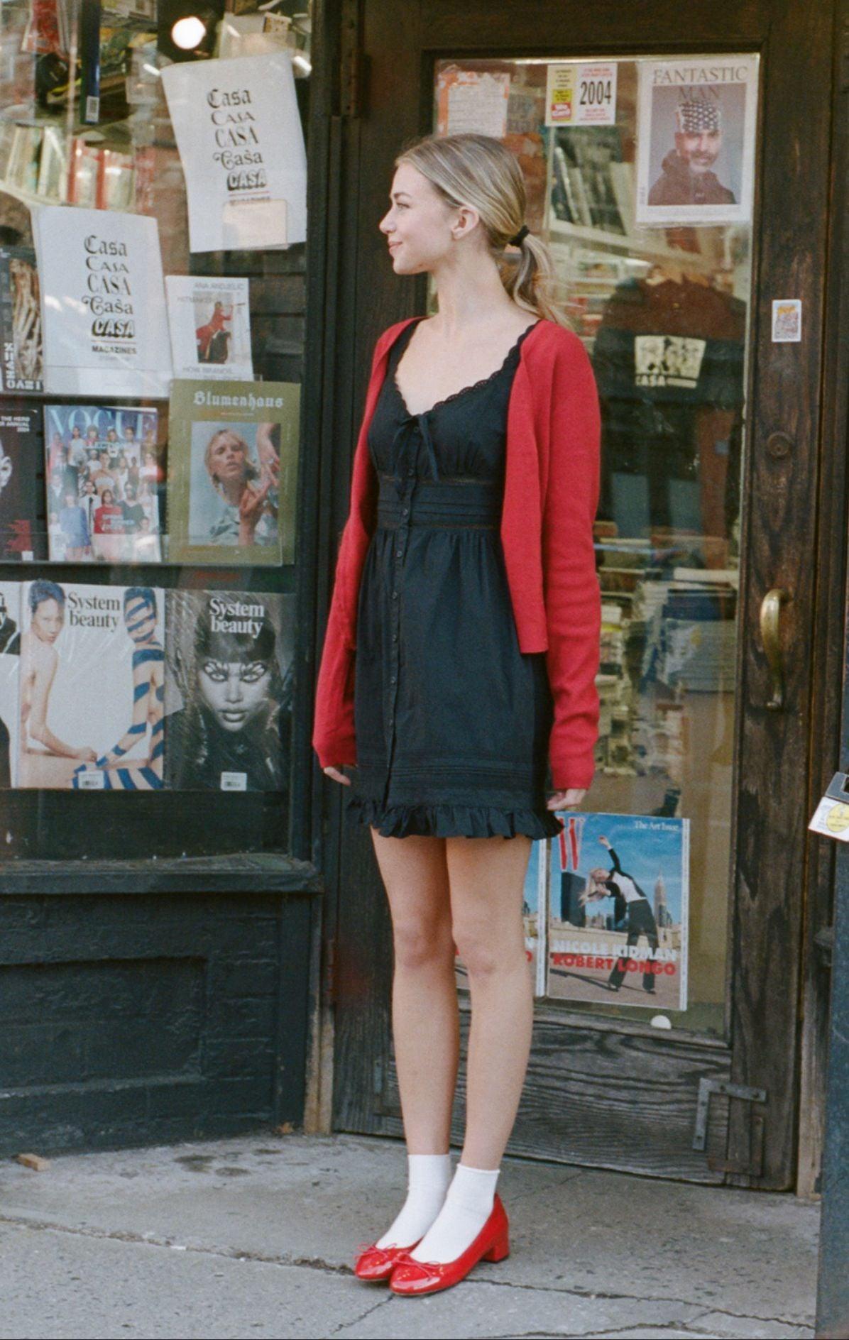 Autumn Bow Dress Product Image