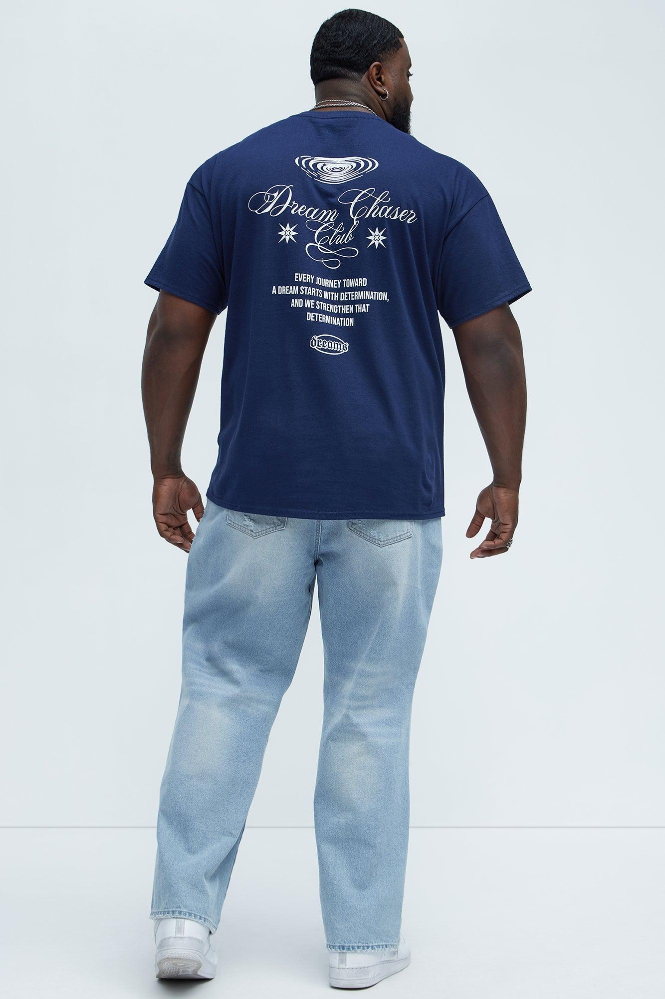 Dream Chasers Club Short Sleeve Tee - Blue Product Image