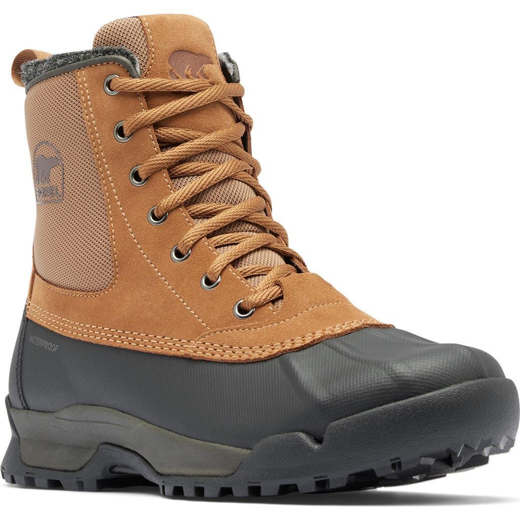SOREL Buxton Lite Waterproof Boot In Elk/black Product Image