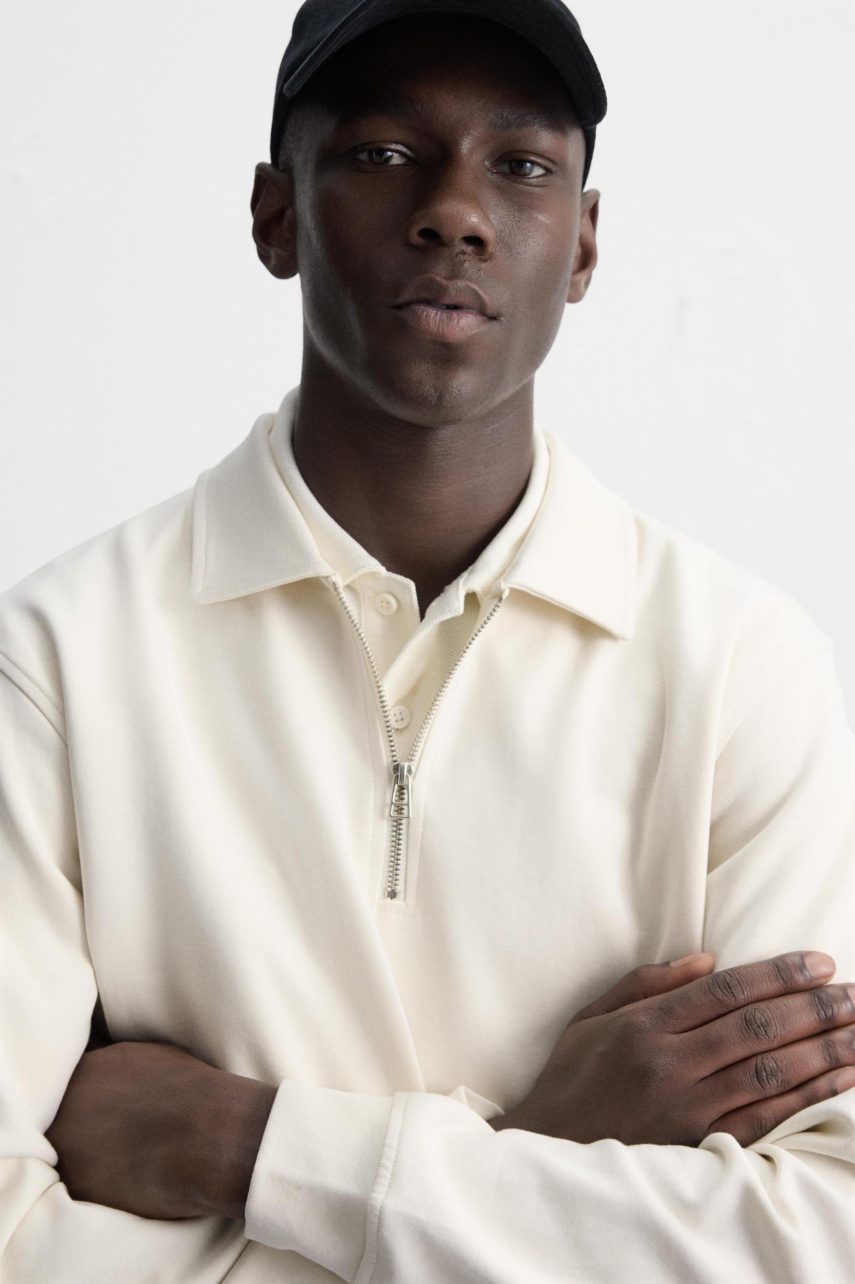 ZIP INTERLOCK POLO SHIRT Product Image