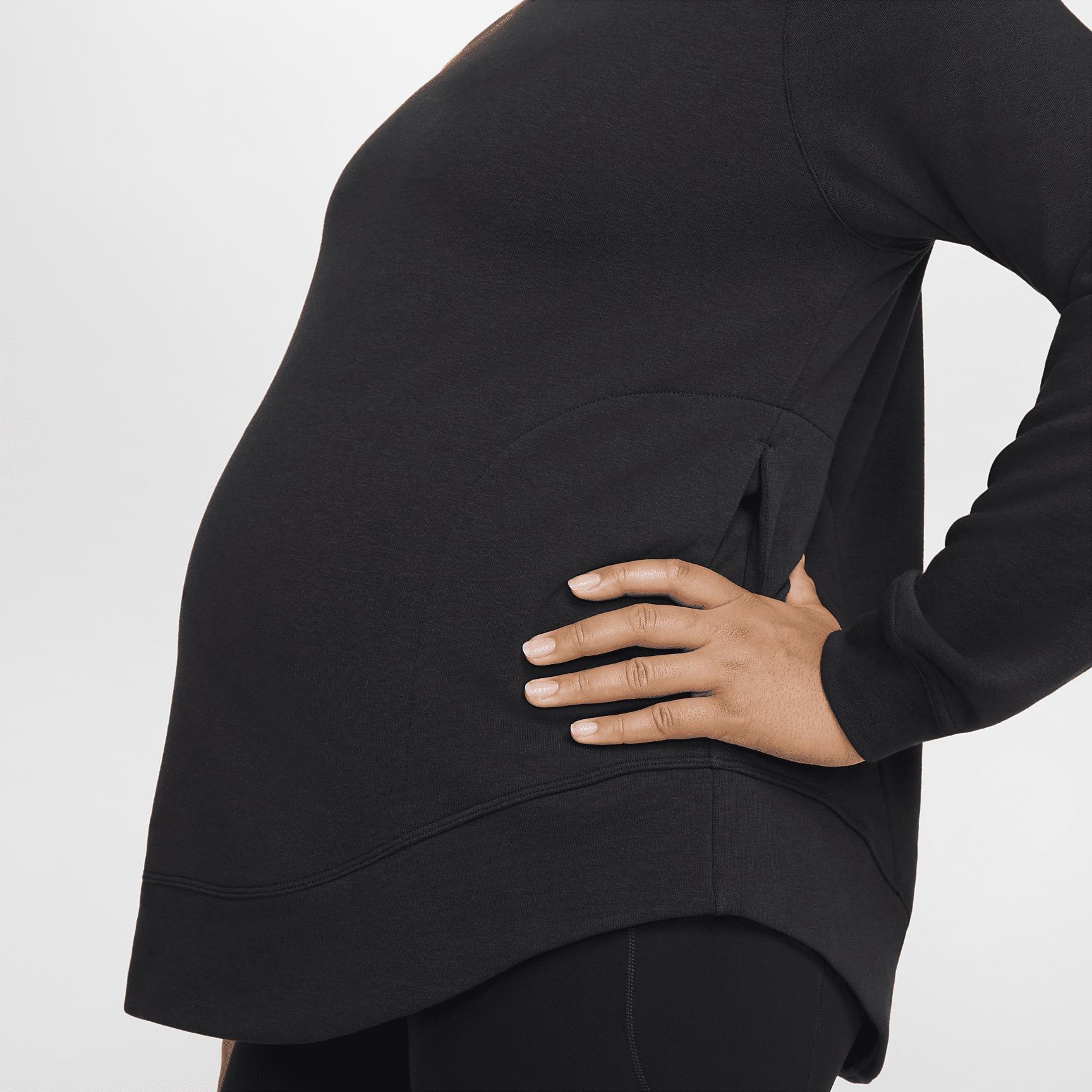 Nike (M) One Women's Reversible French Terry Pullover Top (Maternity) Product Image